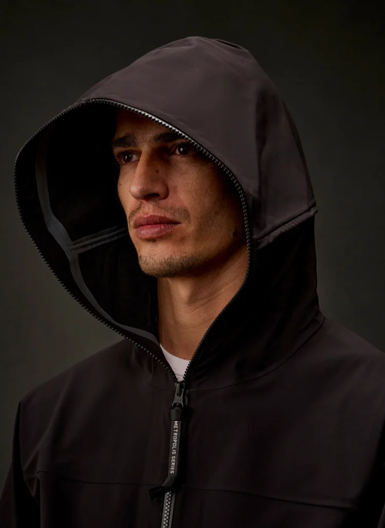 Куртка с капюшоном Metropolis Series Metroshell Hooded Jacket Black