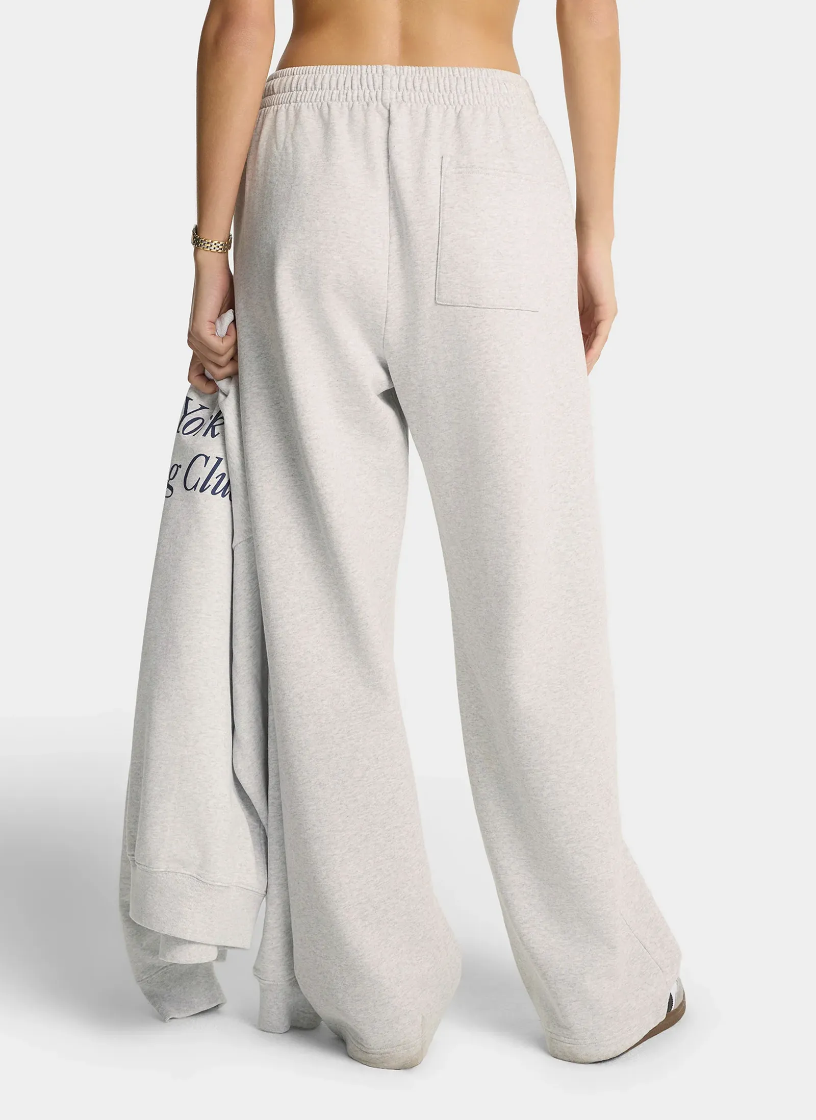 Брюки California Emblem Wide Sweatpant Heather Gray