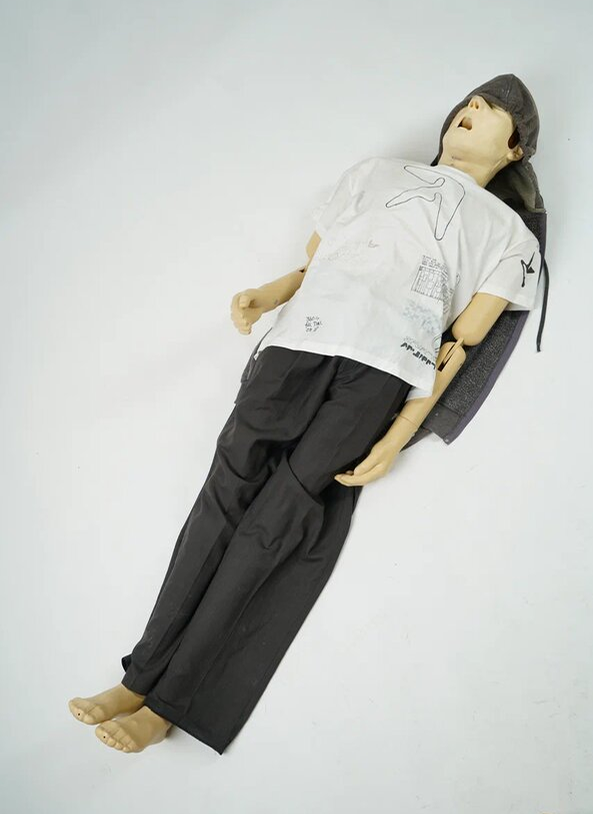 Футболка .Solutions + NUMBER 3 A—Sketch T-Shirt Old White