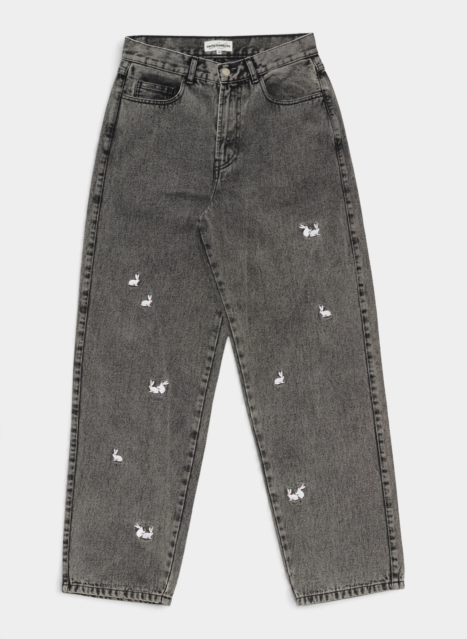 Джинсы A Billionhare Denim Pants Washed Black