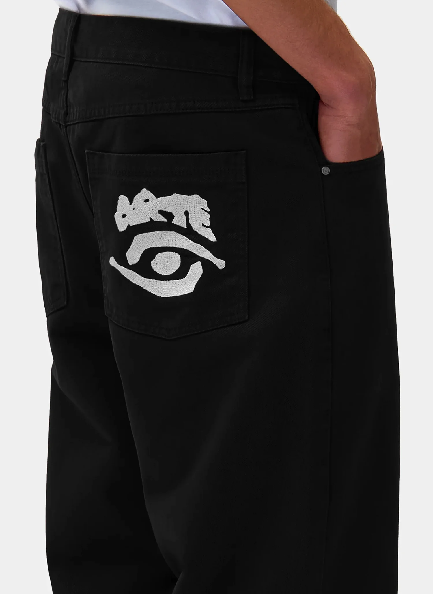 Джинсы Back Pocket Graphic Pants Black