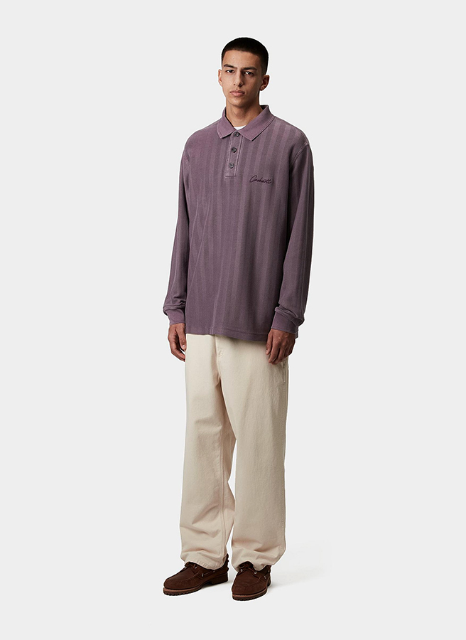 Рубашка регби ‘L/S Morrison Rugby Shirt’ HUCKLEBERRY (PIGMENT GARMENT DYED) Рубашка регби ‘L/S Morrison Rugby Shirt’ HUCKLEBERRY (PIGMENT GARMENT DYED)