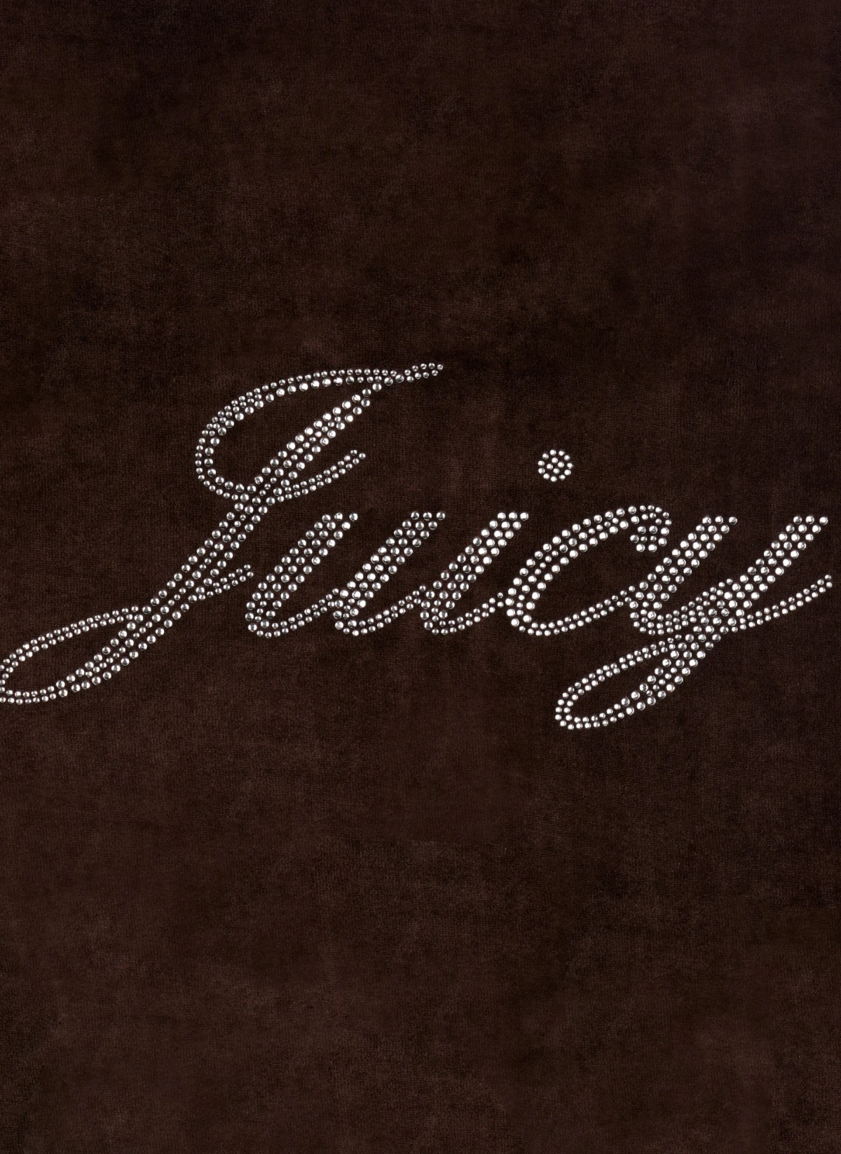 Шорты Juicy Script Velour Short Chocolate