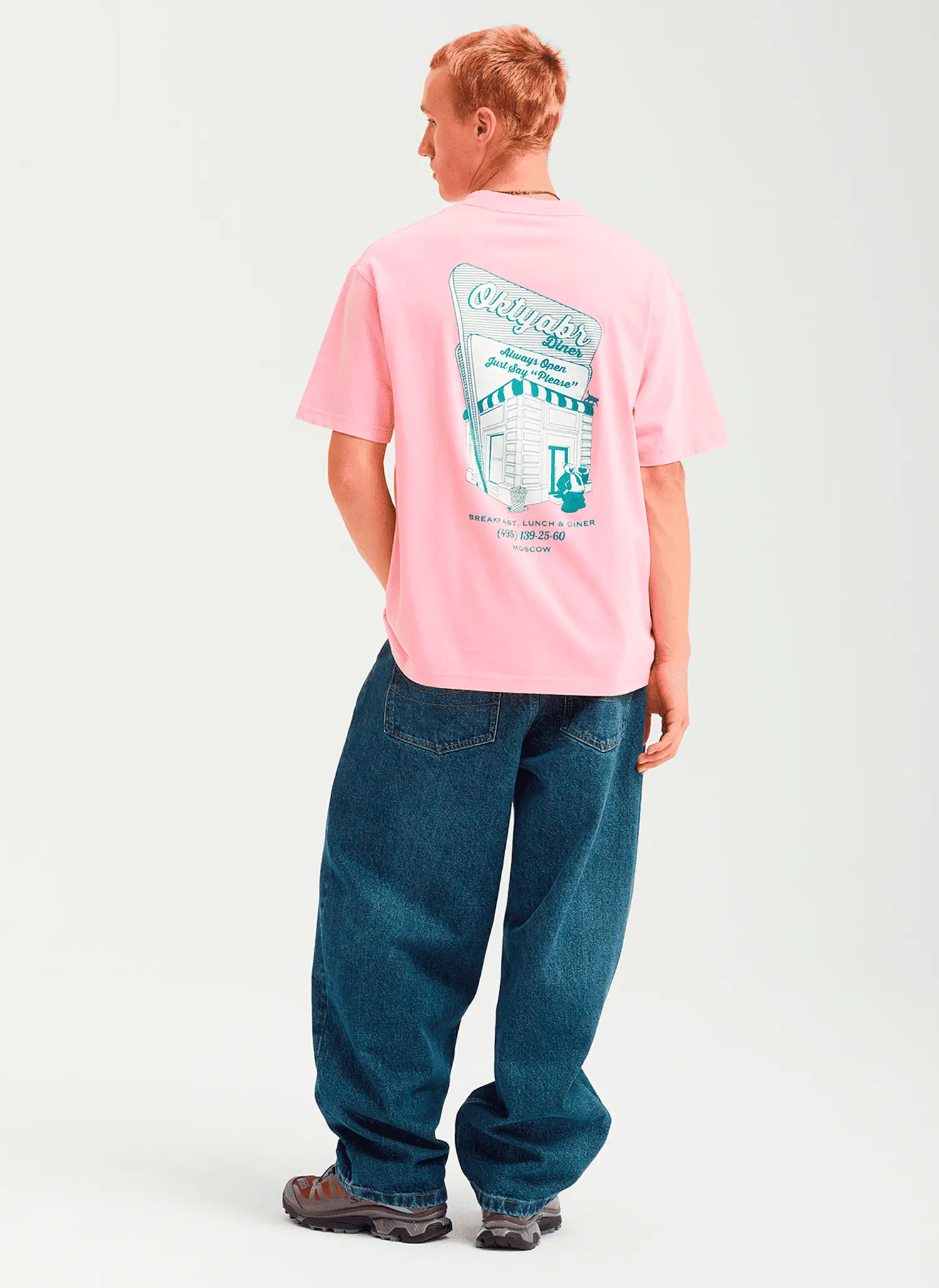 Футболка Diner Tee PINK