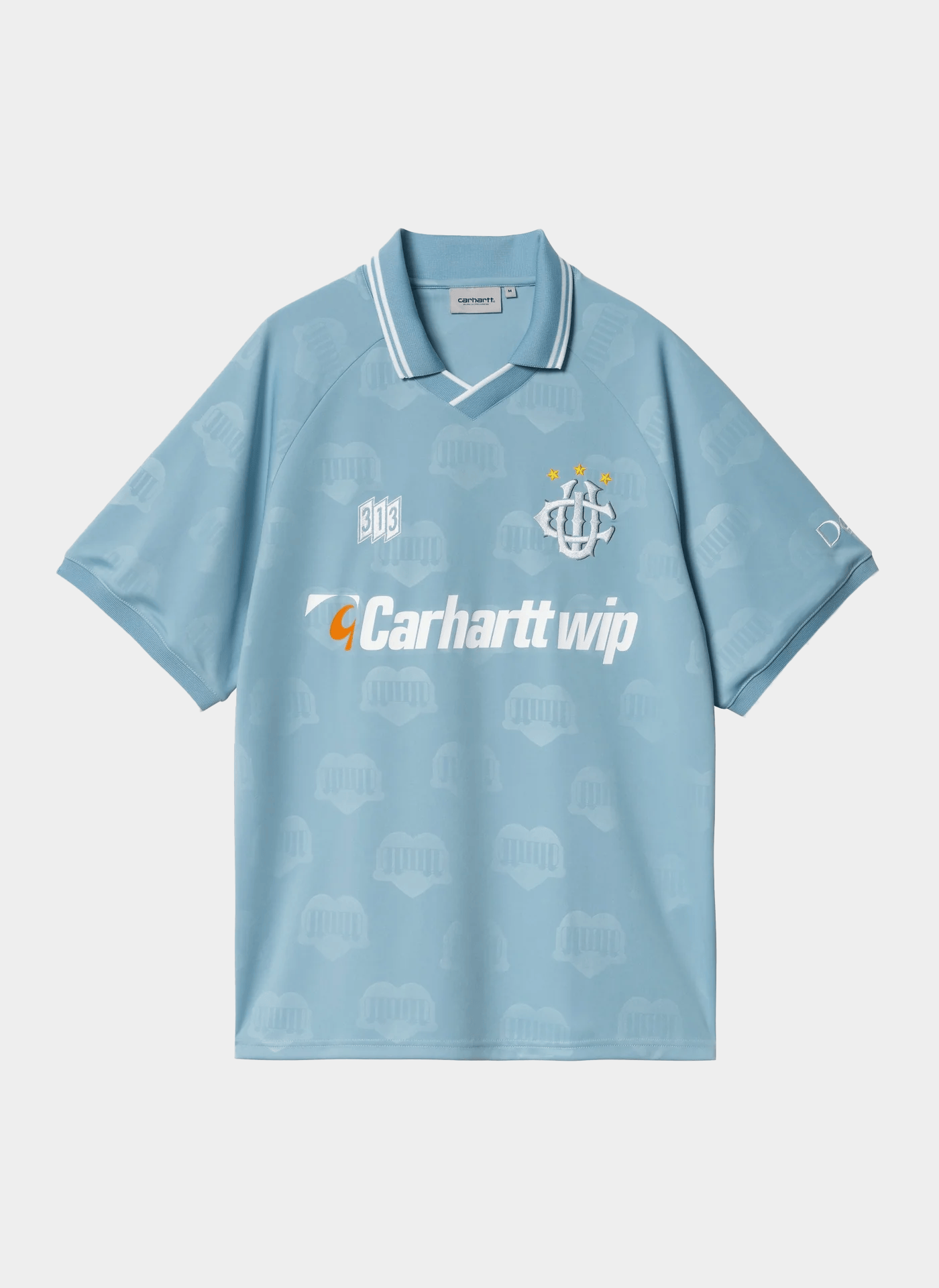 Футболка S/S Hartt’s Football T-Shirt Heart Train Jacquard, Bluebird