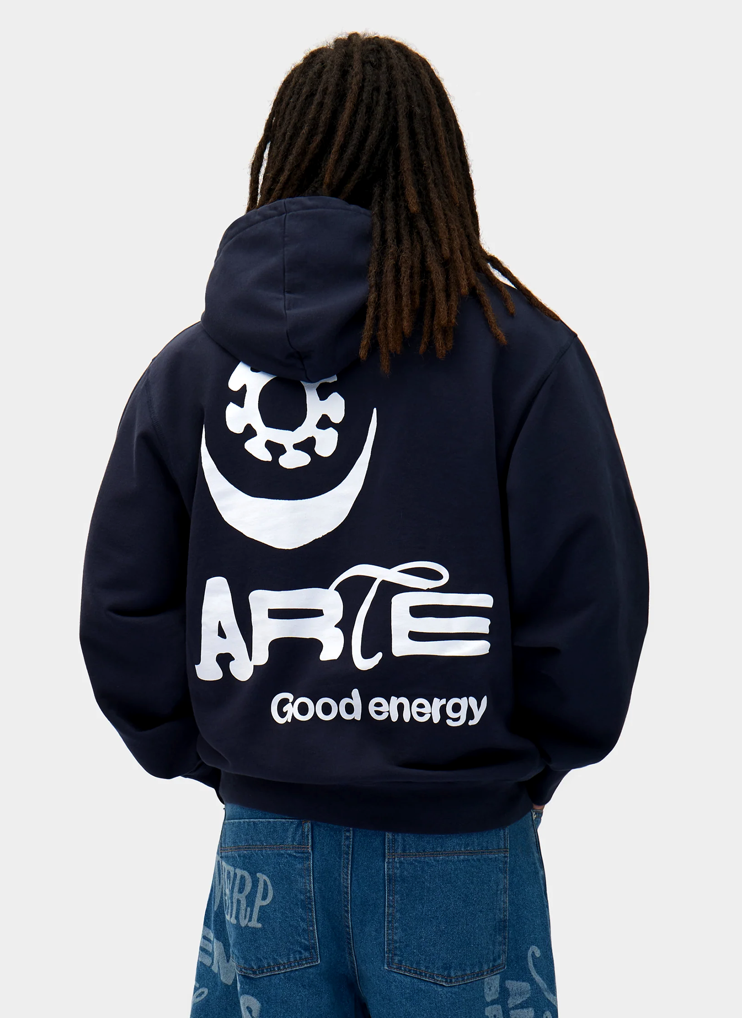 Худи Back Sun & Moon Hoodie Navy