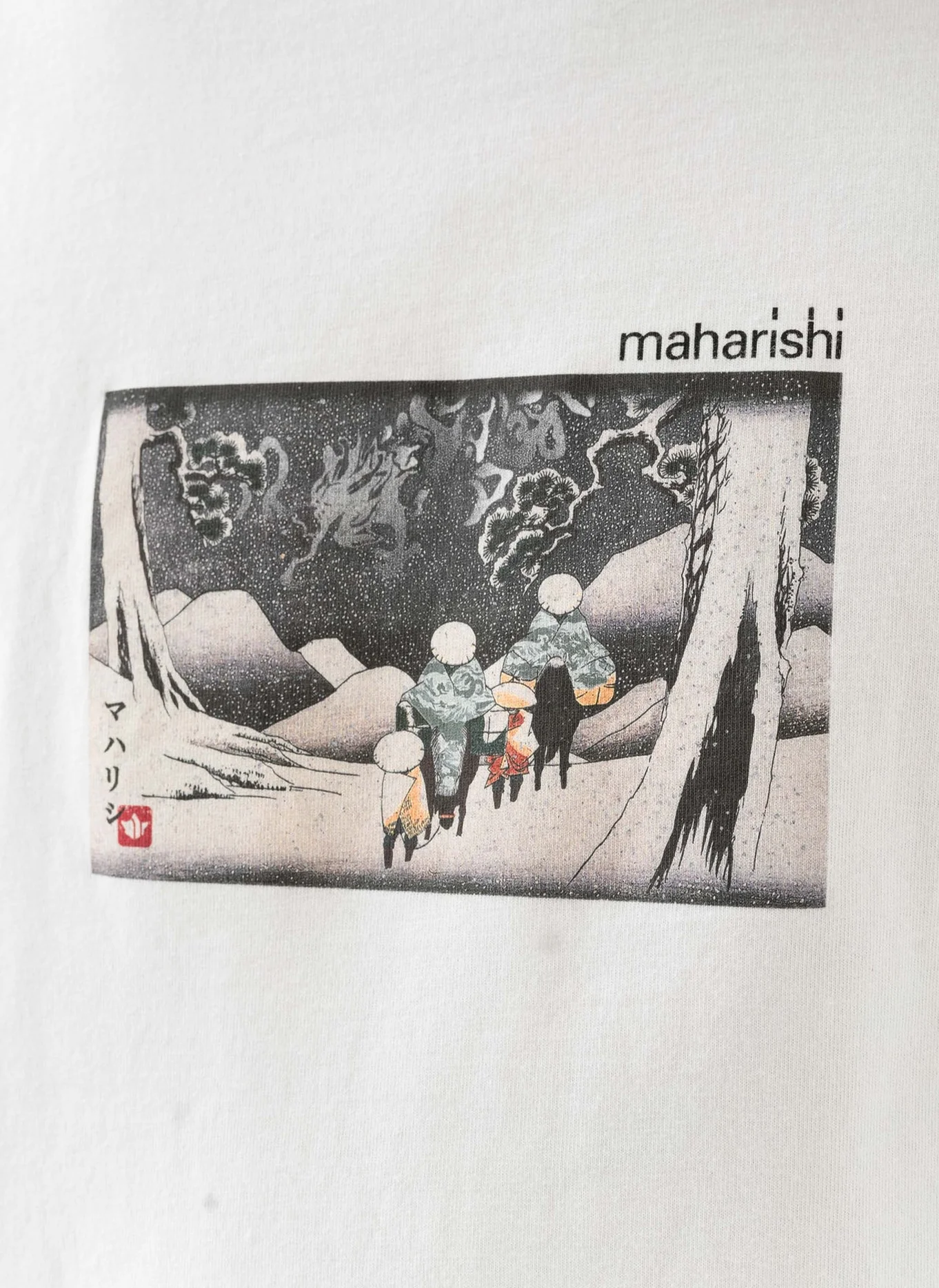 Футболка Travellers In Snow T-Shirt  White