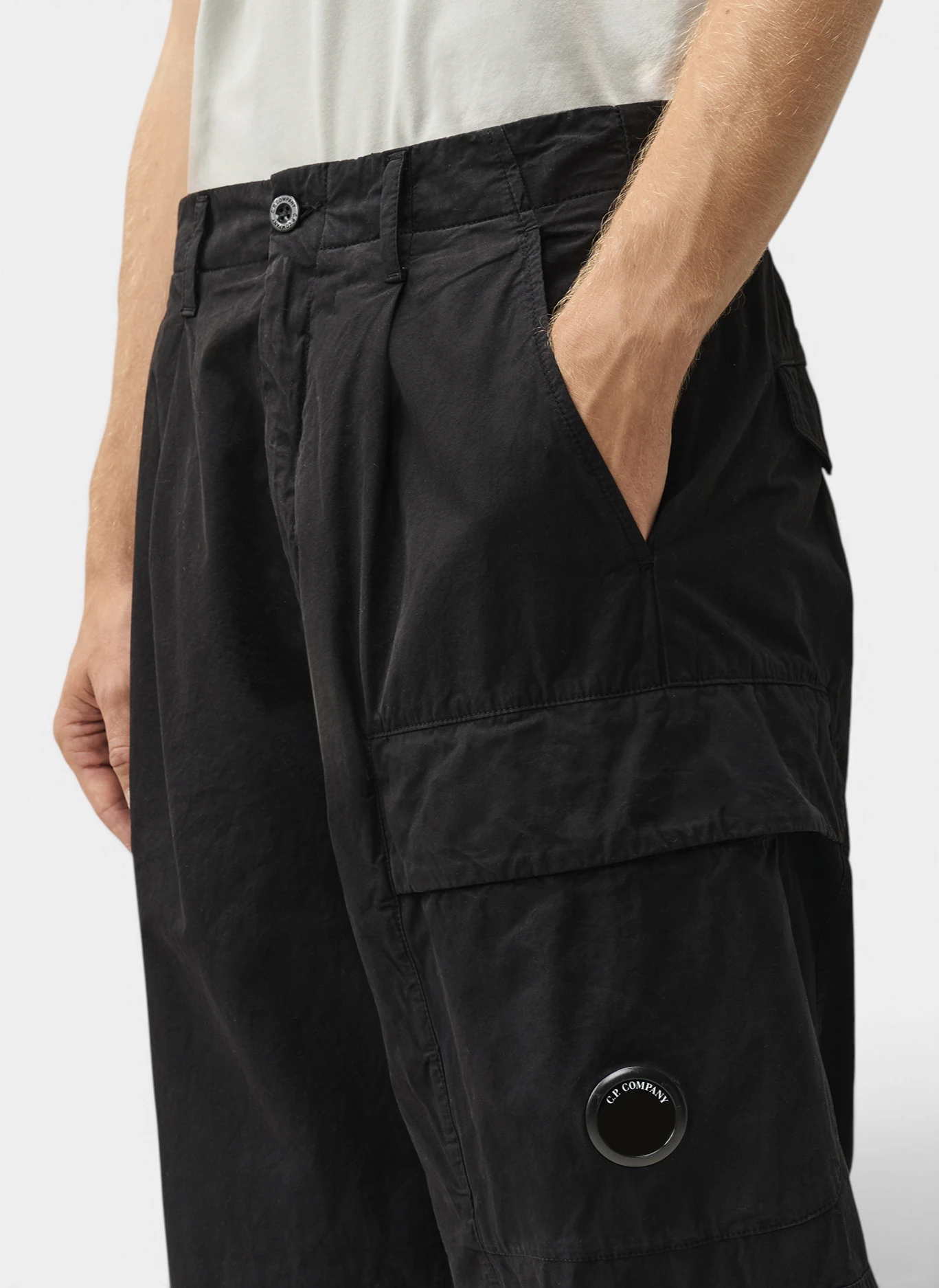 Брюки Micro-Reps Boxy Pleats Cargo Pants Black