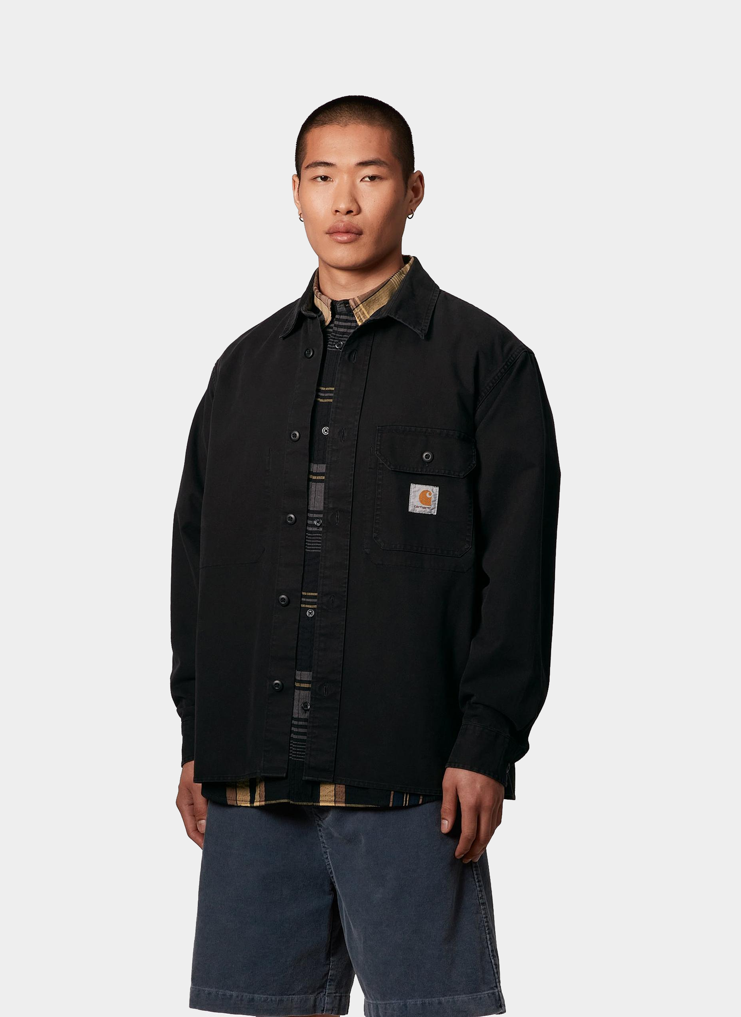 Рубашка Reno Shirt Jac Black (Garment Dyed)