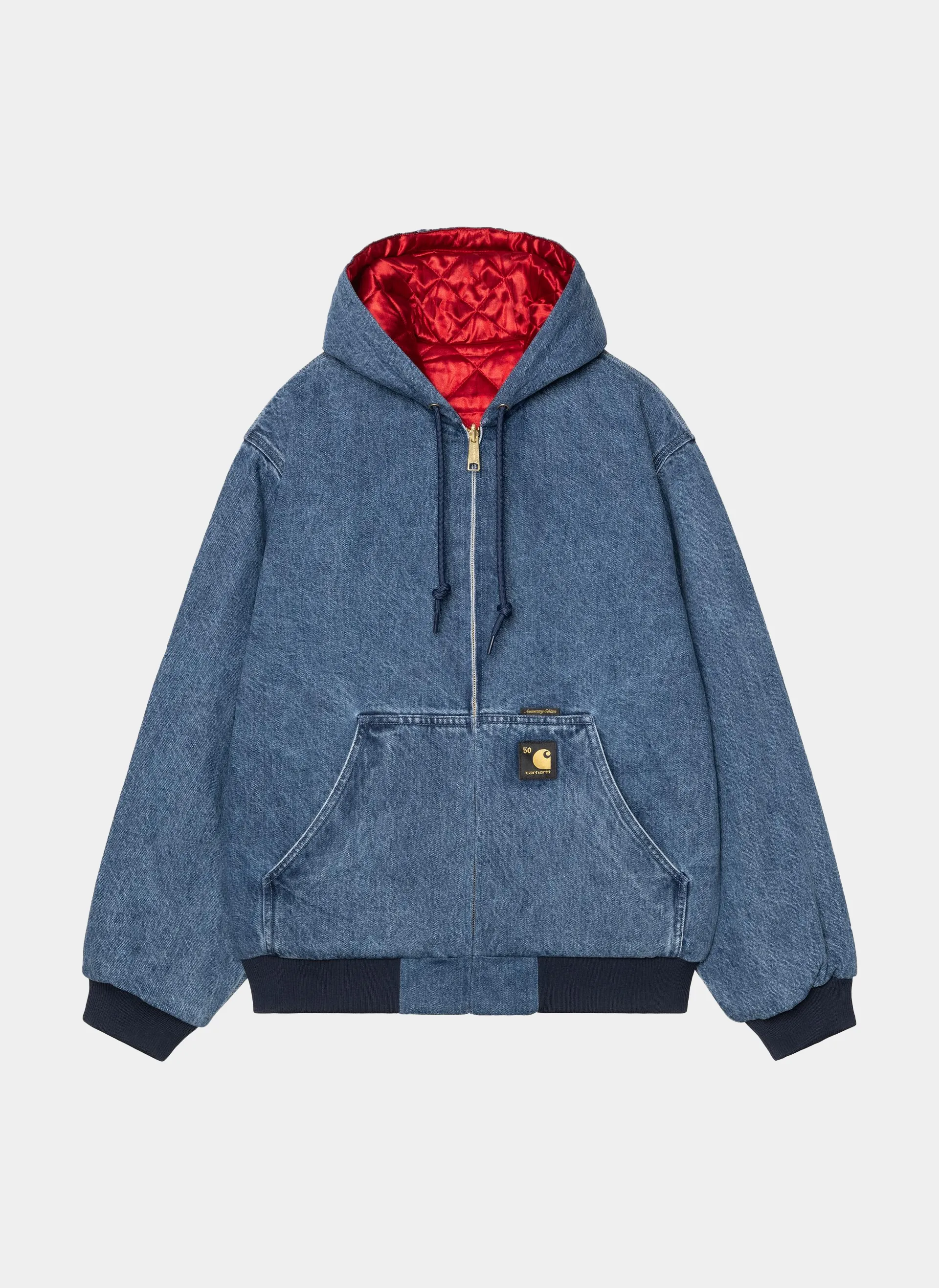 Куртка 50 Years Anniversary OG Active Jacket Denim Blue / Usa Red (Stone Bleached)