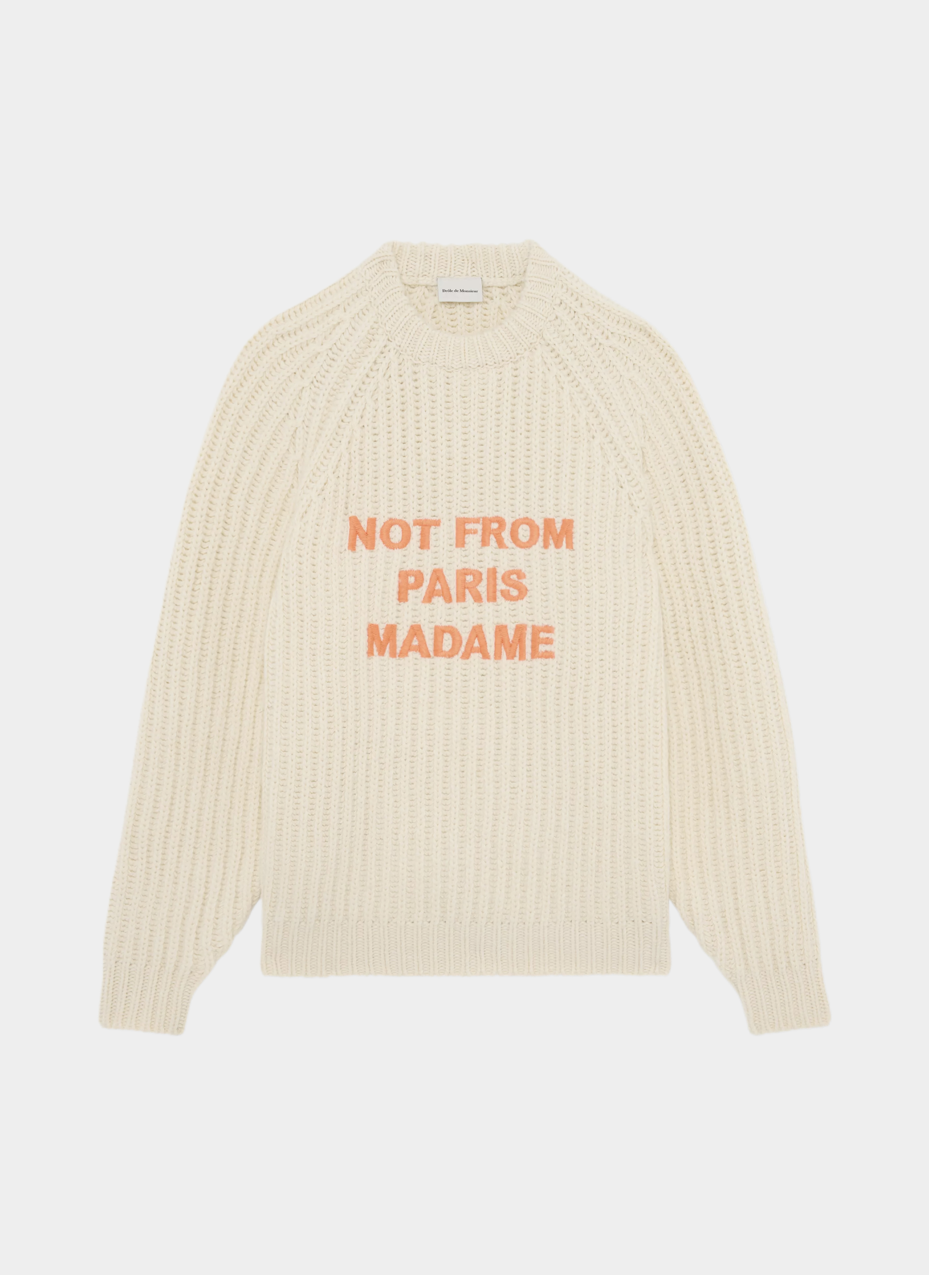 Свитер Le Maille Slogan Fleurs Свитер Le Maille Slogan Fleurs