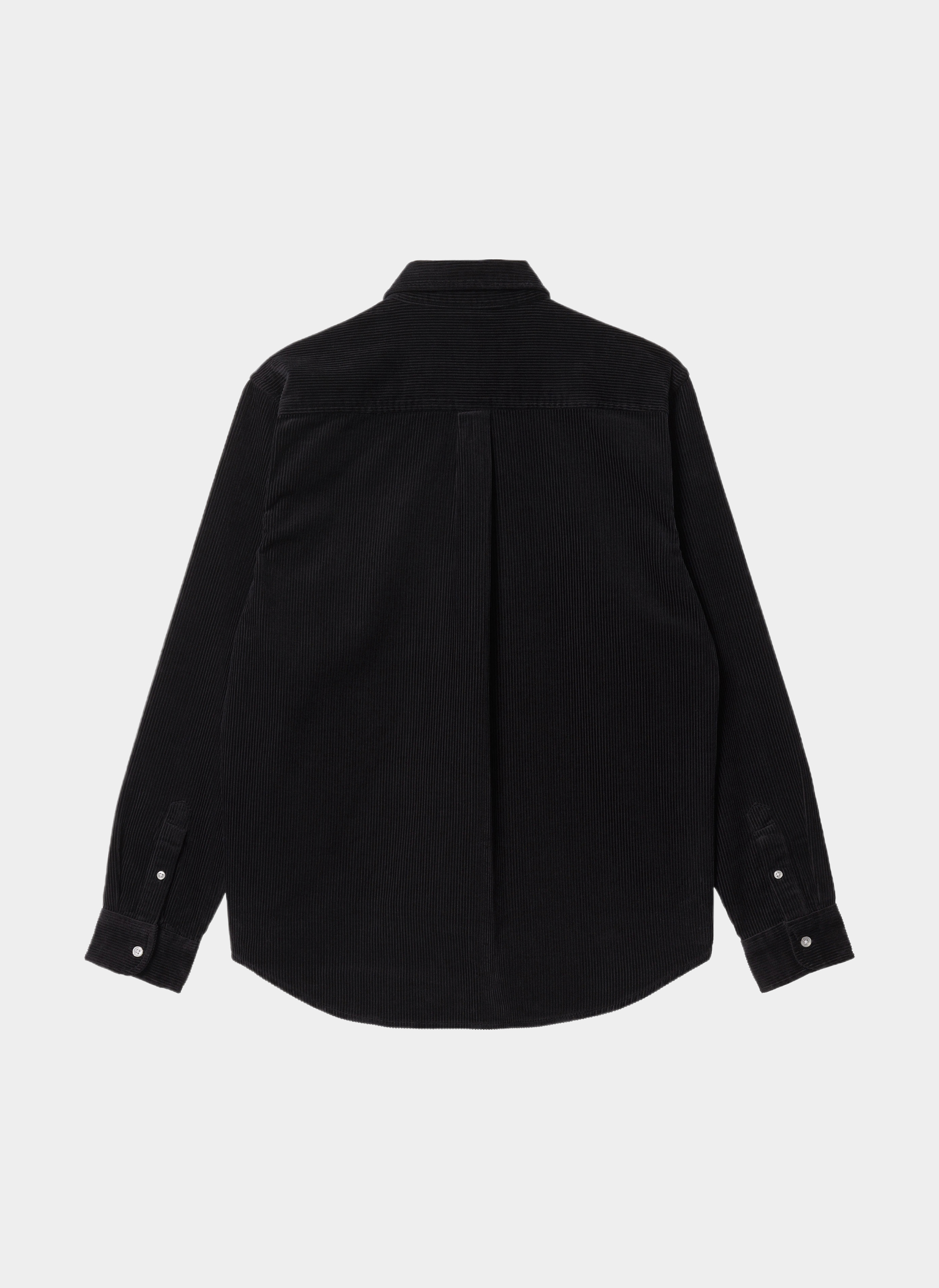 Рубашка ‘L/S Madison Fine Cord Shirt’ Black / White Рубашка ‘L/S Madison Fine Cord Shirt’ Black / White