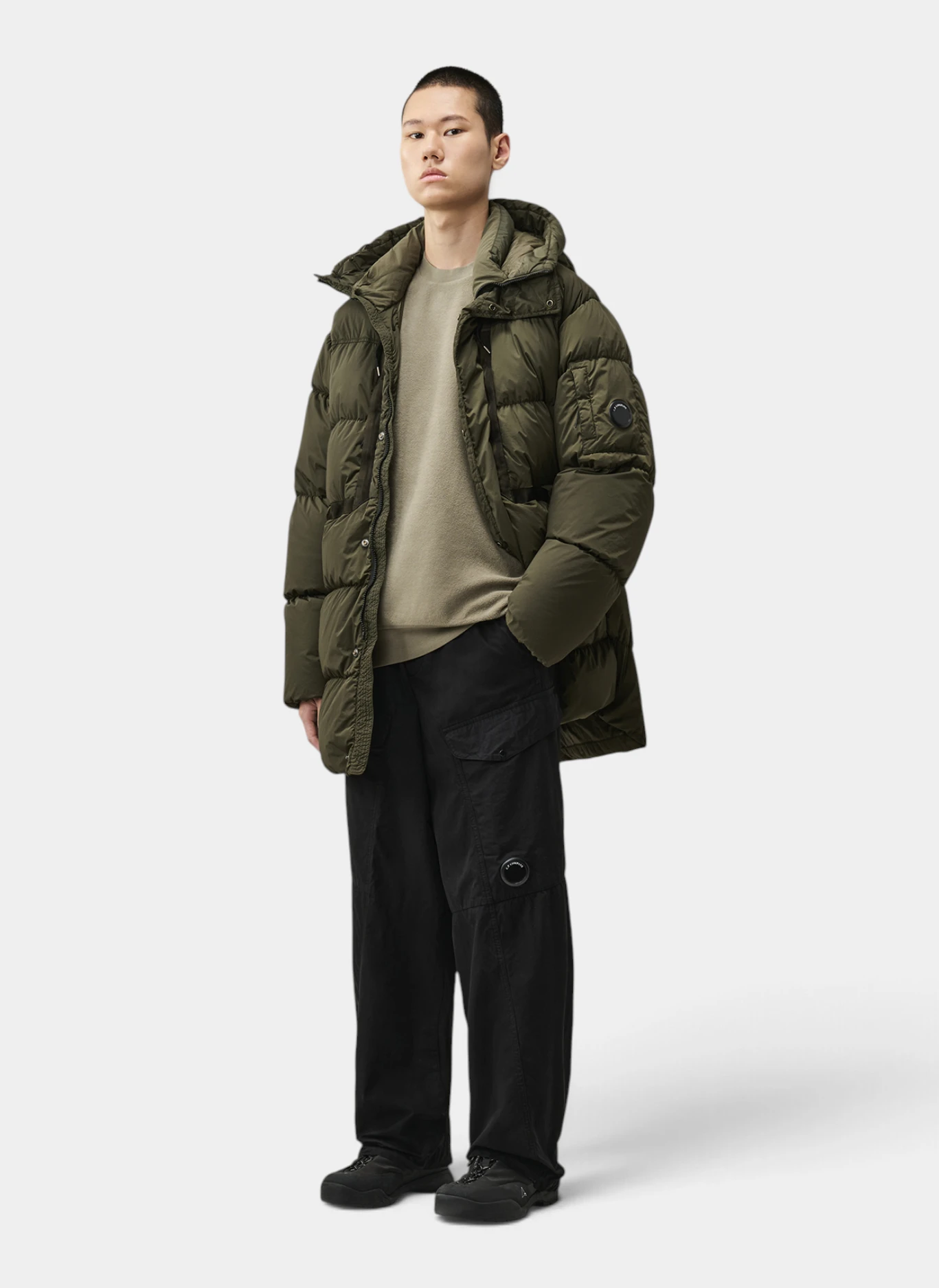 Брюки Micro-Reps Boxy Lens Cargo Pants Black