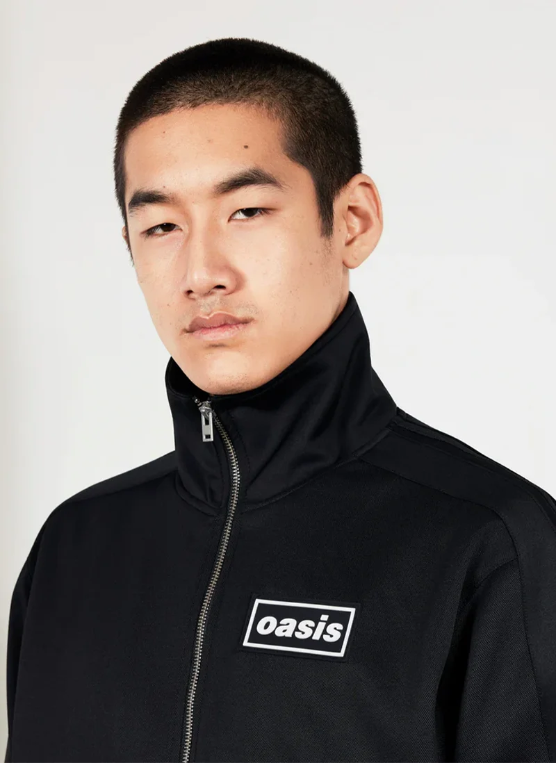 Олимпийка Pleasures х Oasis Forever Track Jacket  Black