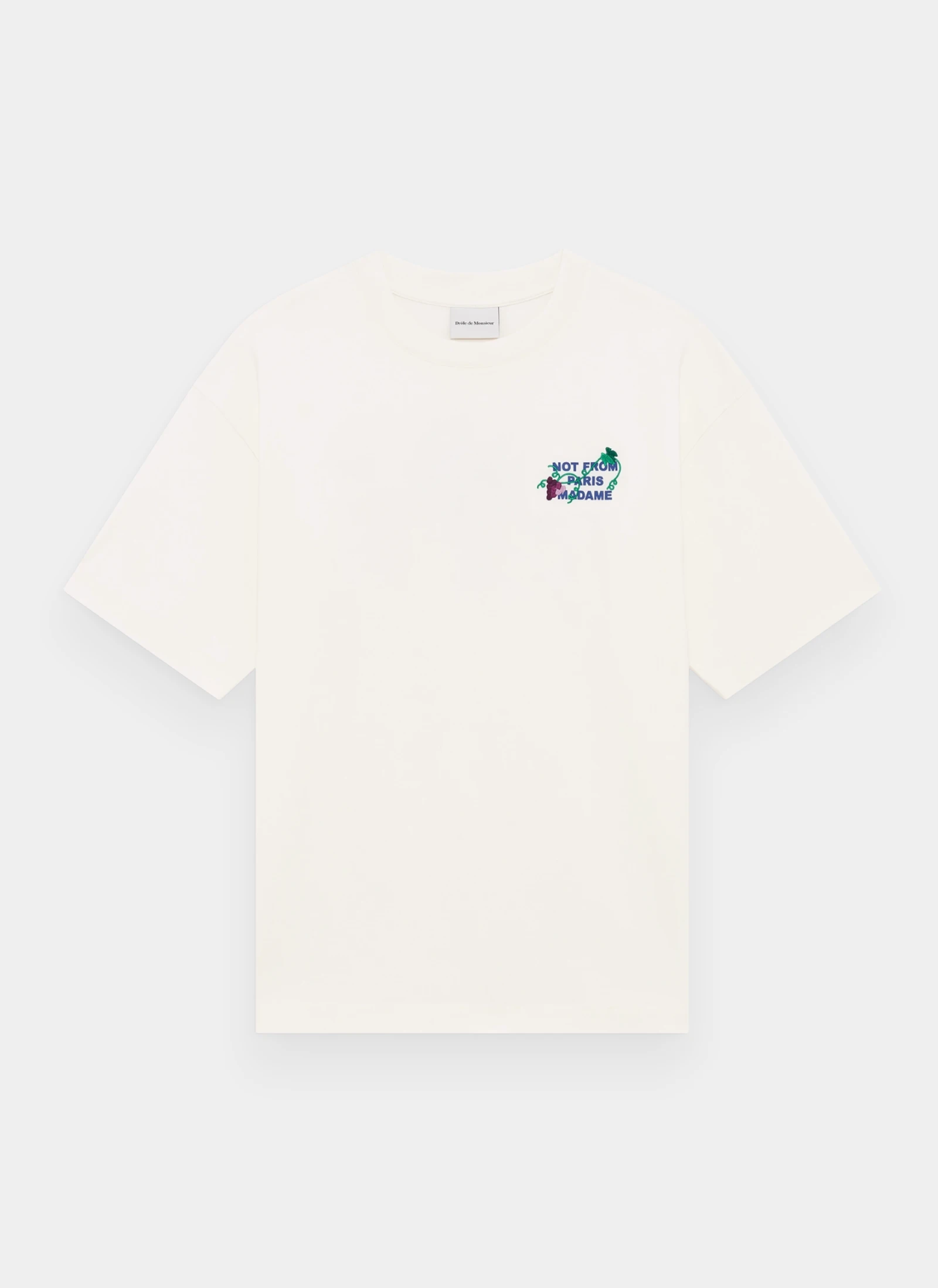 Футболка Vine Embroidered Slogan T-shirt Off White