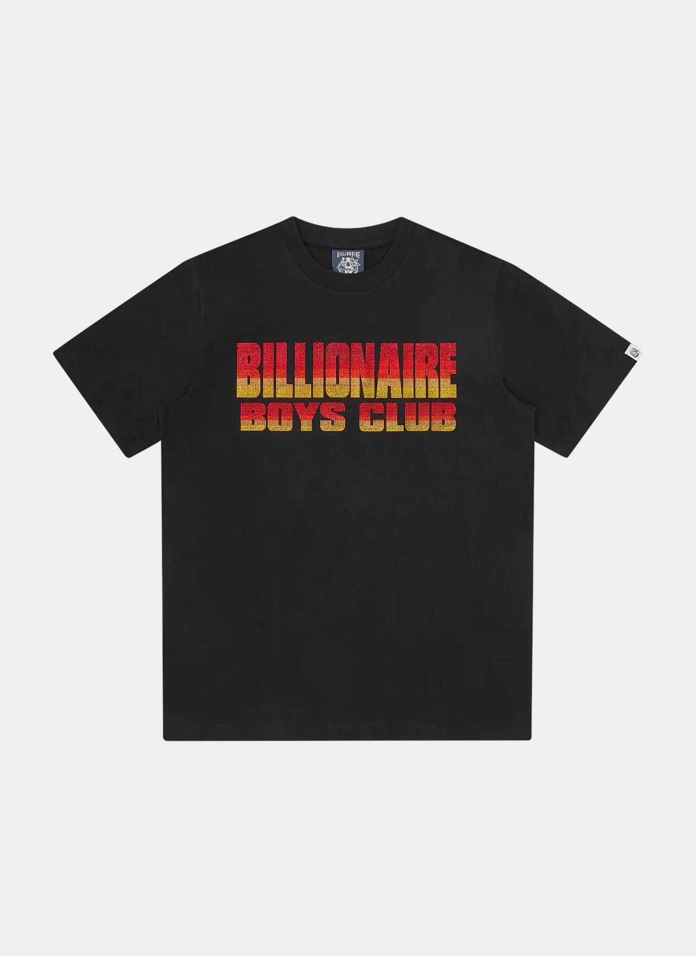 Футболка Straight Logo Gradient Diamonte T-Shirt Black