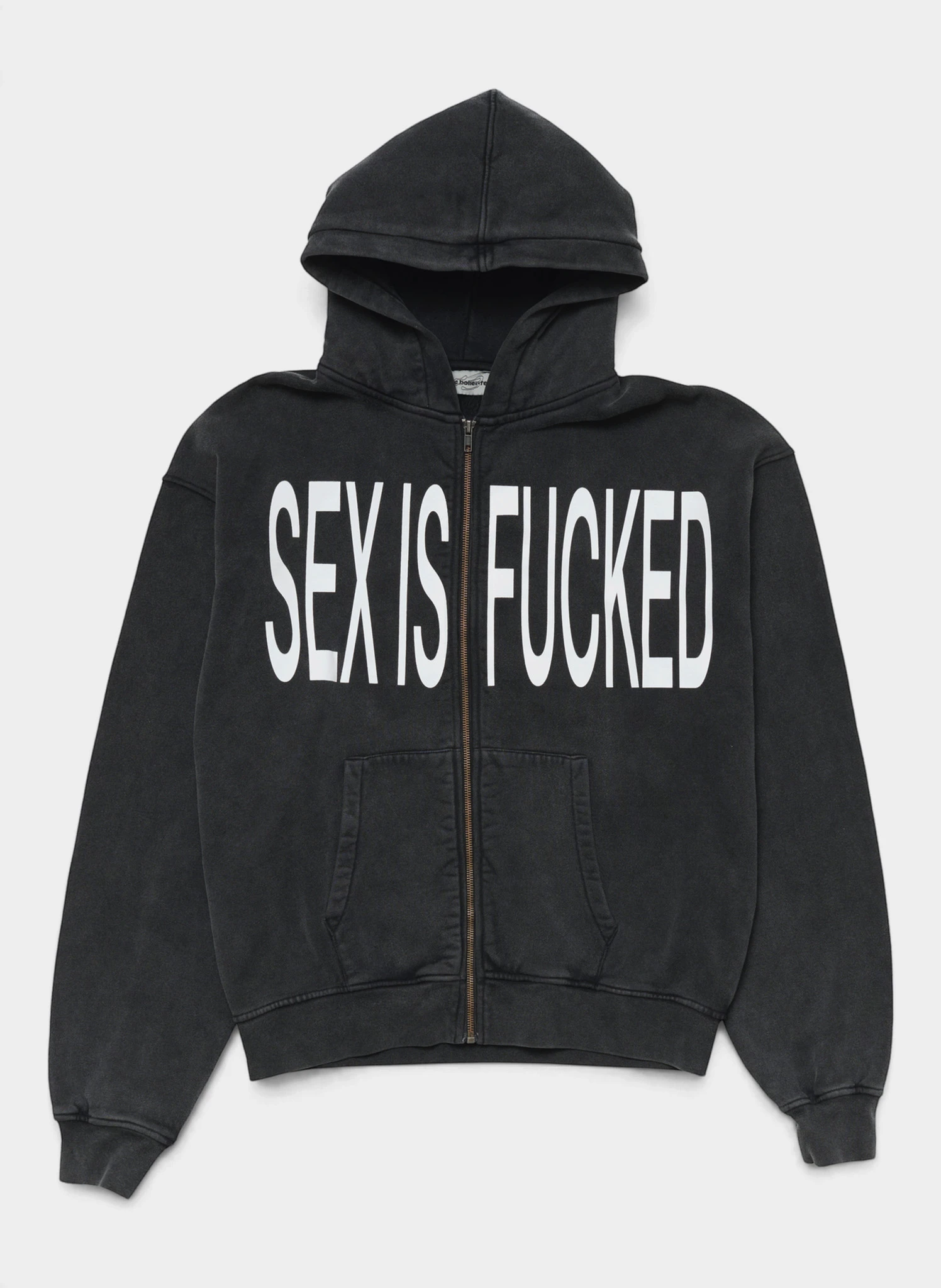 Худи на молнии Censor Me Baby Zip Hoodie Off-Black