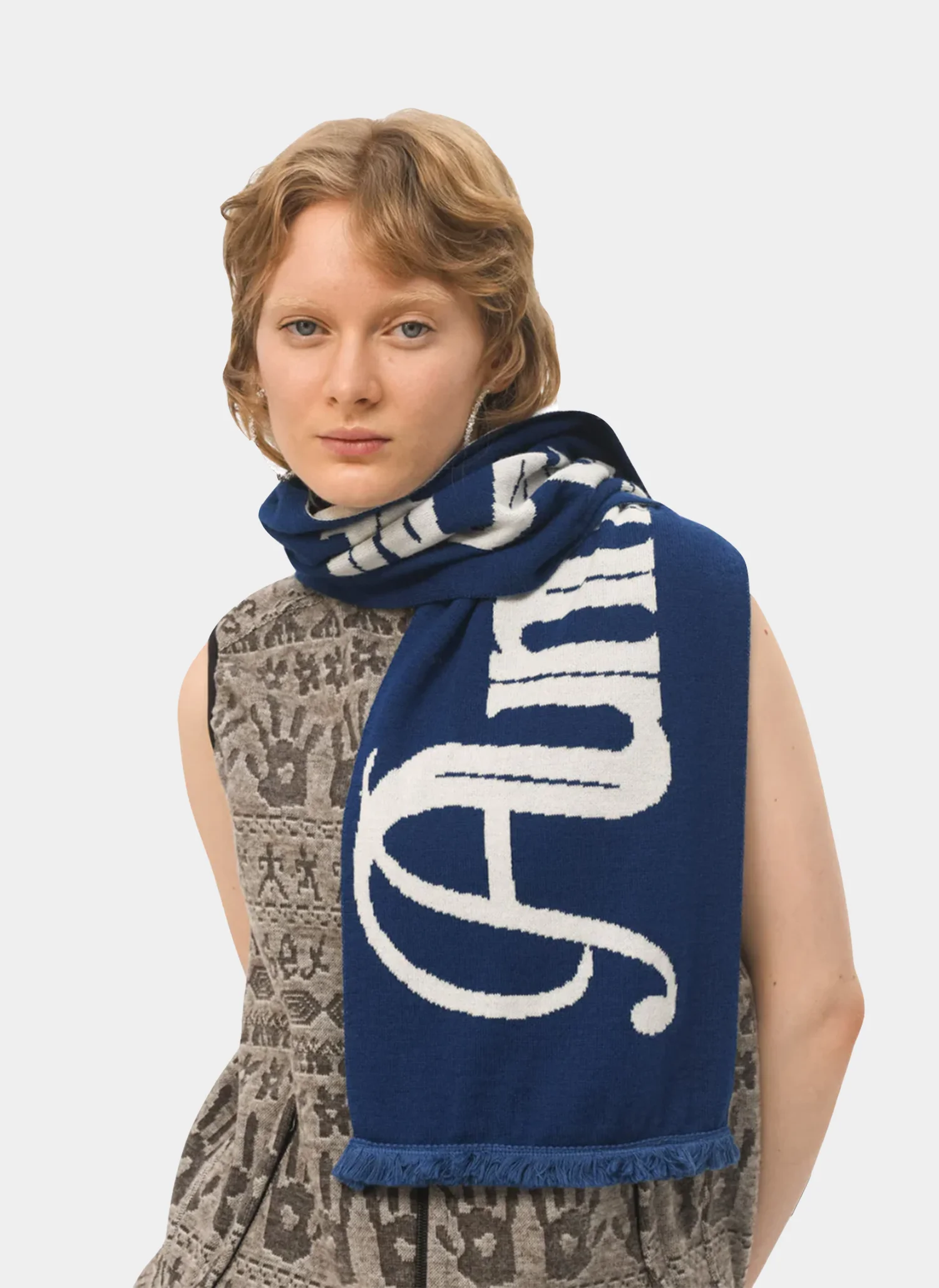 Шарф ‘Amour Toujours’ Blue