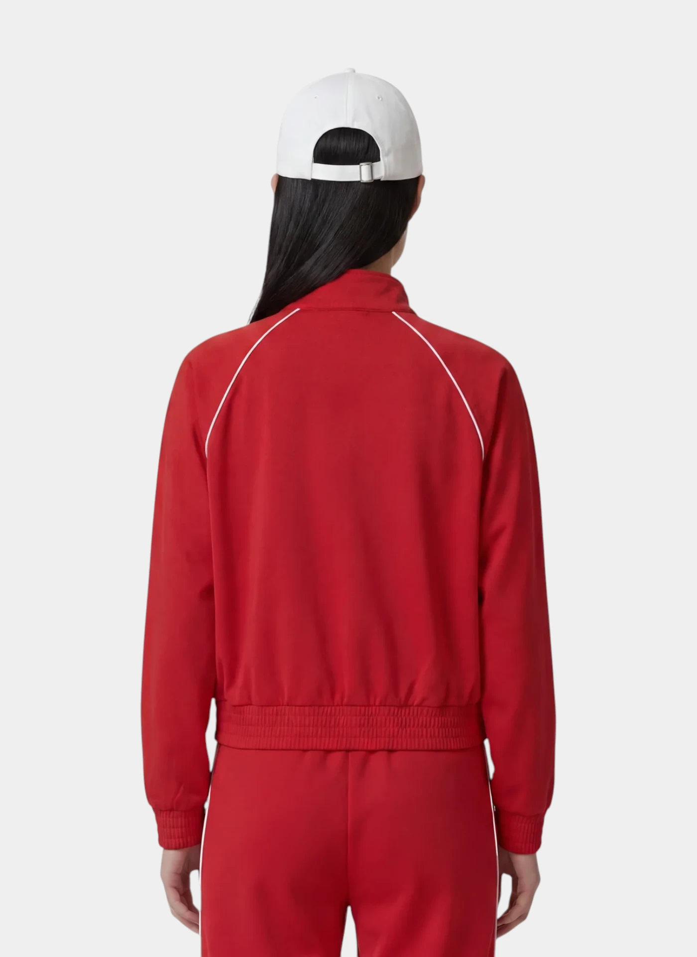Олимпийка Signature Logo Retro Track Jacket Ruby/White