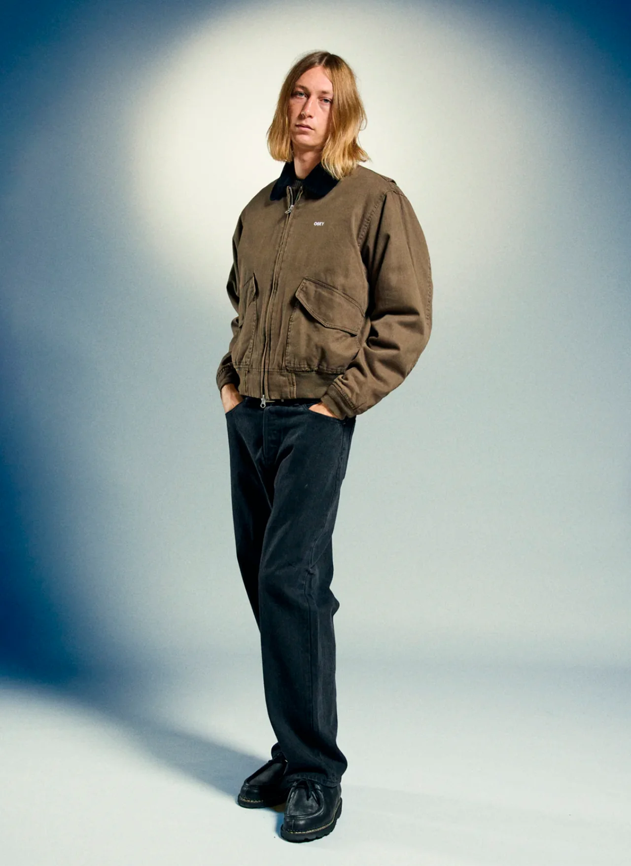 Куртка Obey Fade Wash Cwu Jacket Wren Faded Wash