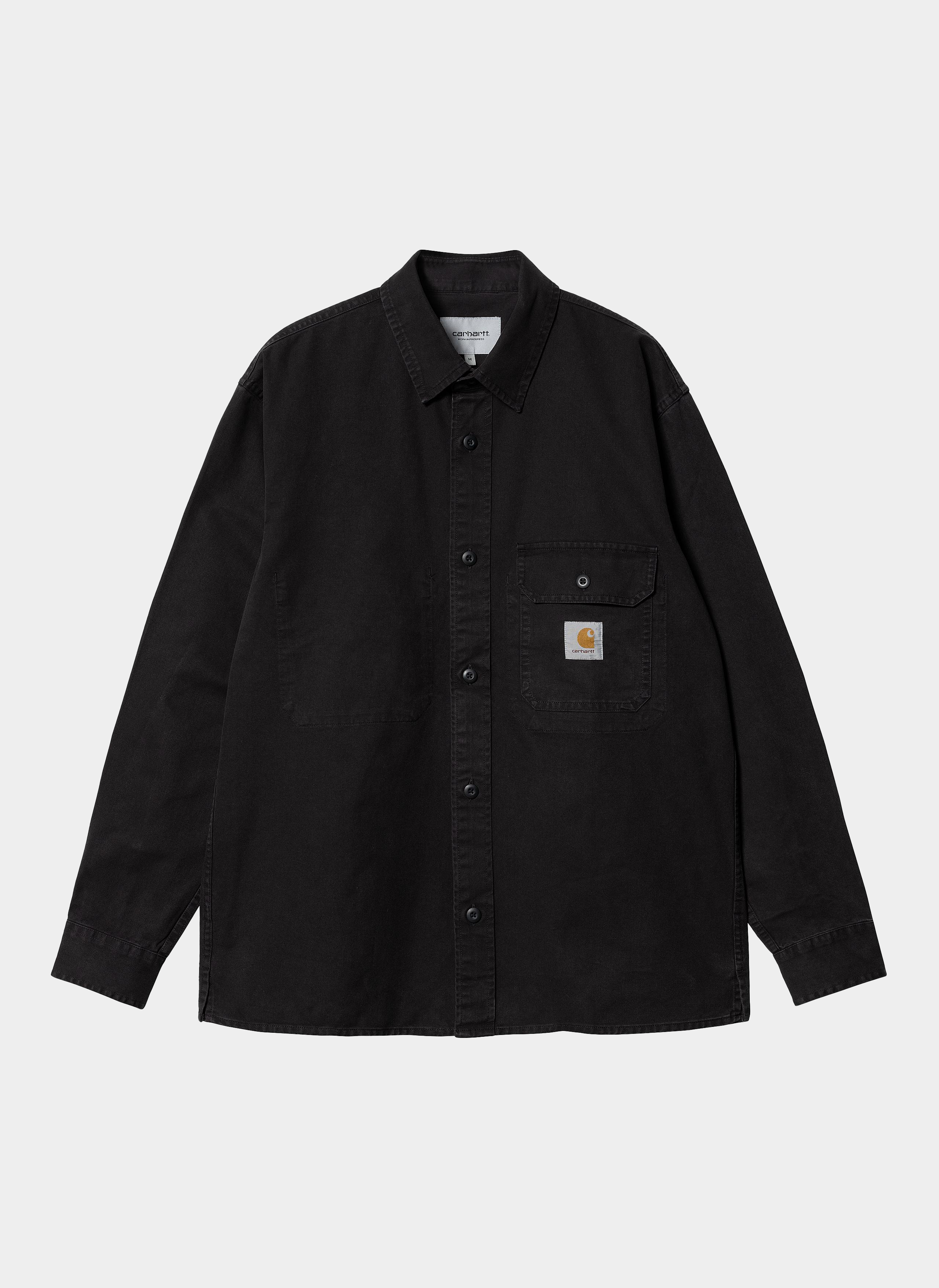 Рубашка Reno Shirt Jac Black (Garment Dyed)