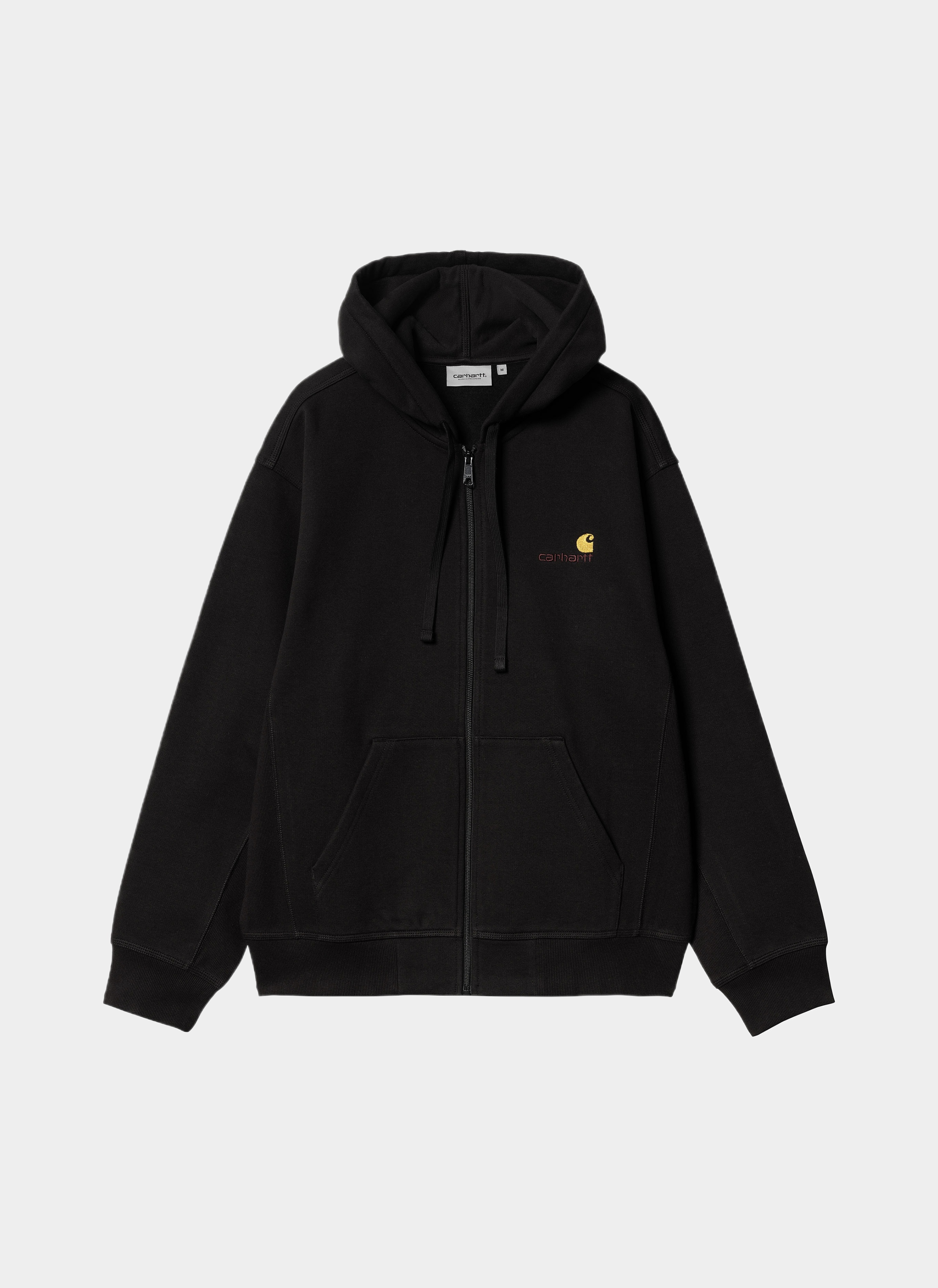 Худи на молнии ‘Hooded American Script Jacket’ BLACK Худи на молнии ‘Hooded American Script Jacket’ BLACK