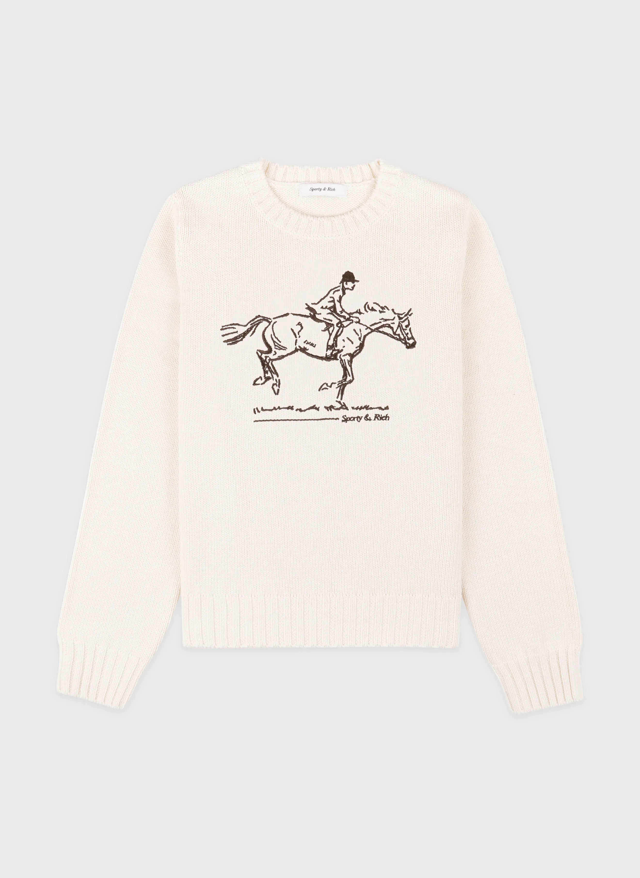 Свитер Horse Knitted Sweater Ecru
