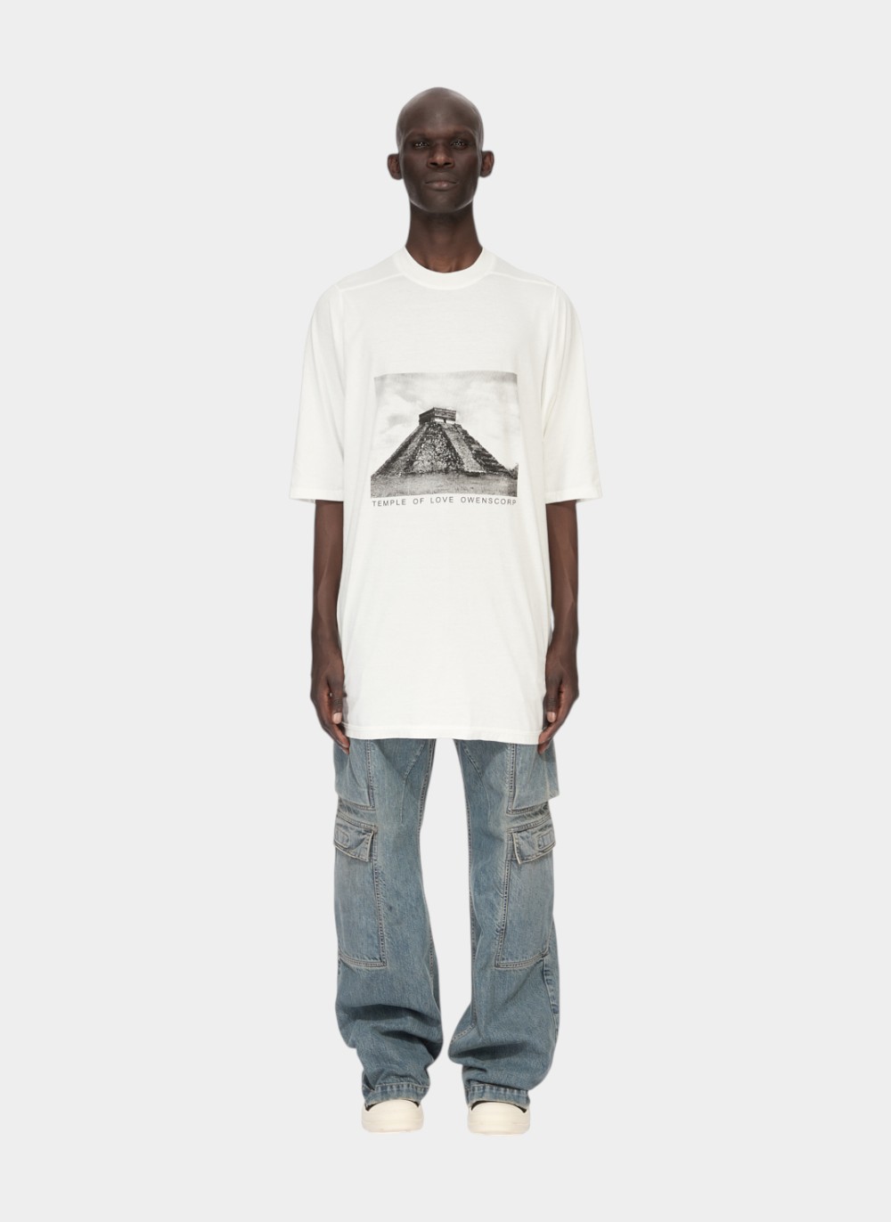 Футболка Temple Pyramid Jumbo SS T-Shirt Milk / Black
