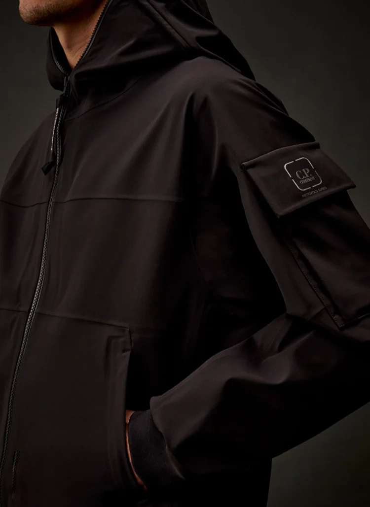 Куртка с капюшоном Metropolis Series Metroshell Hooded Jacket Black