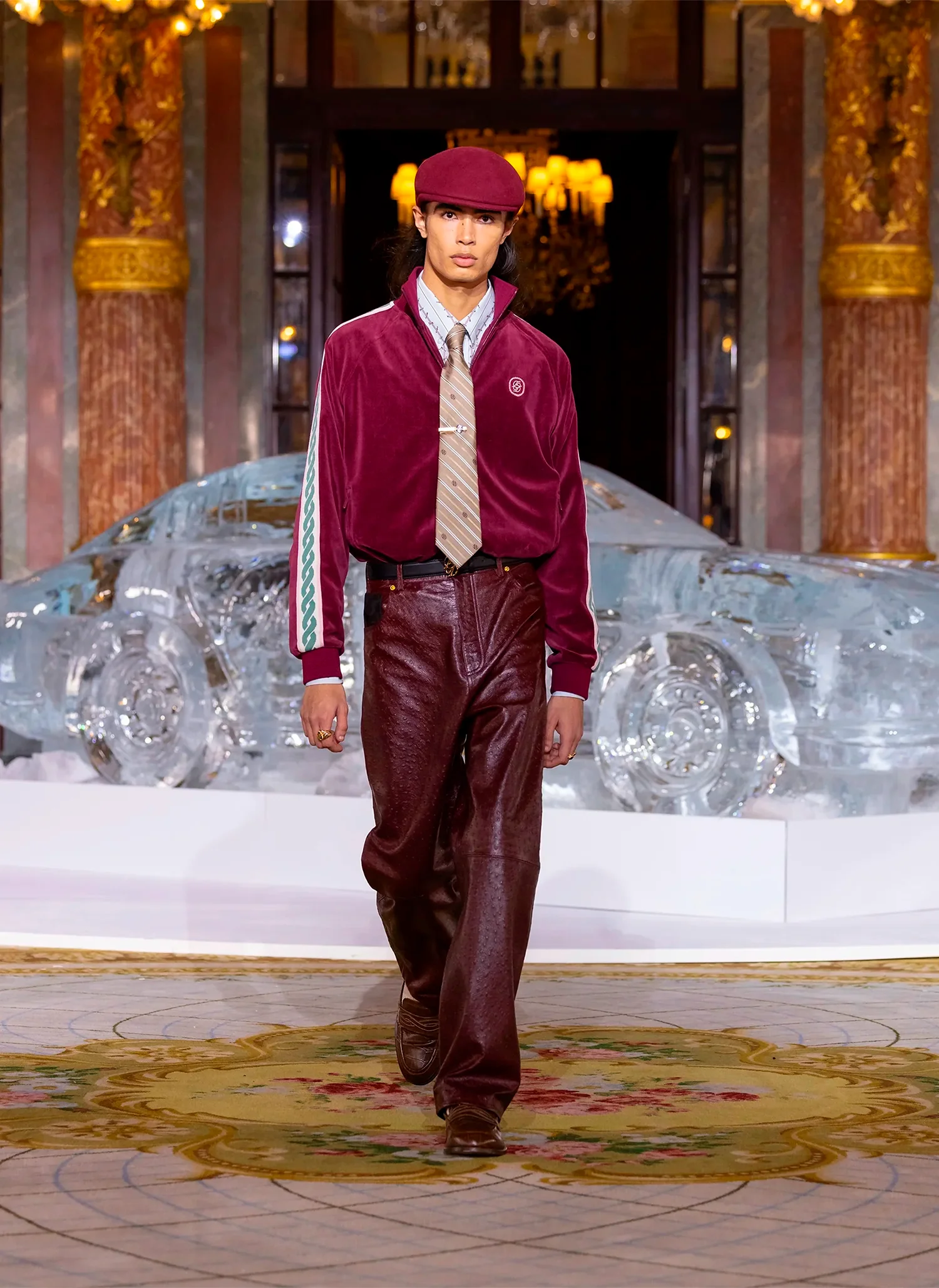 Олимпийка La Track Jacket Velours Wine