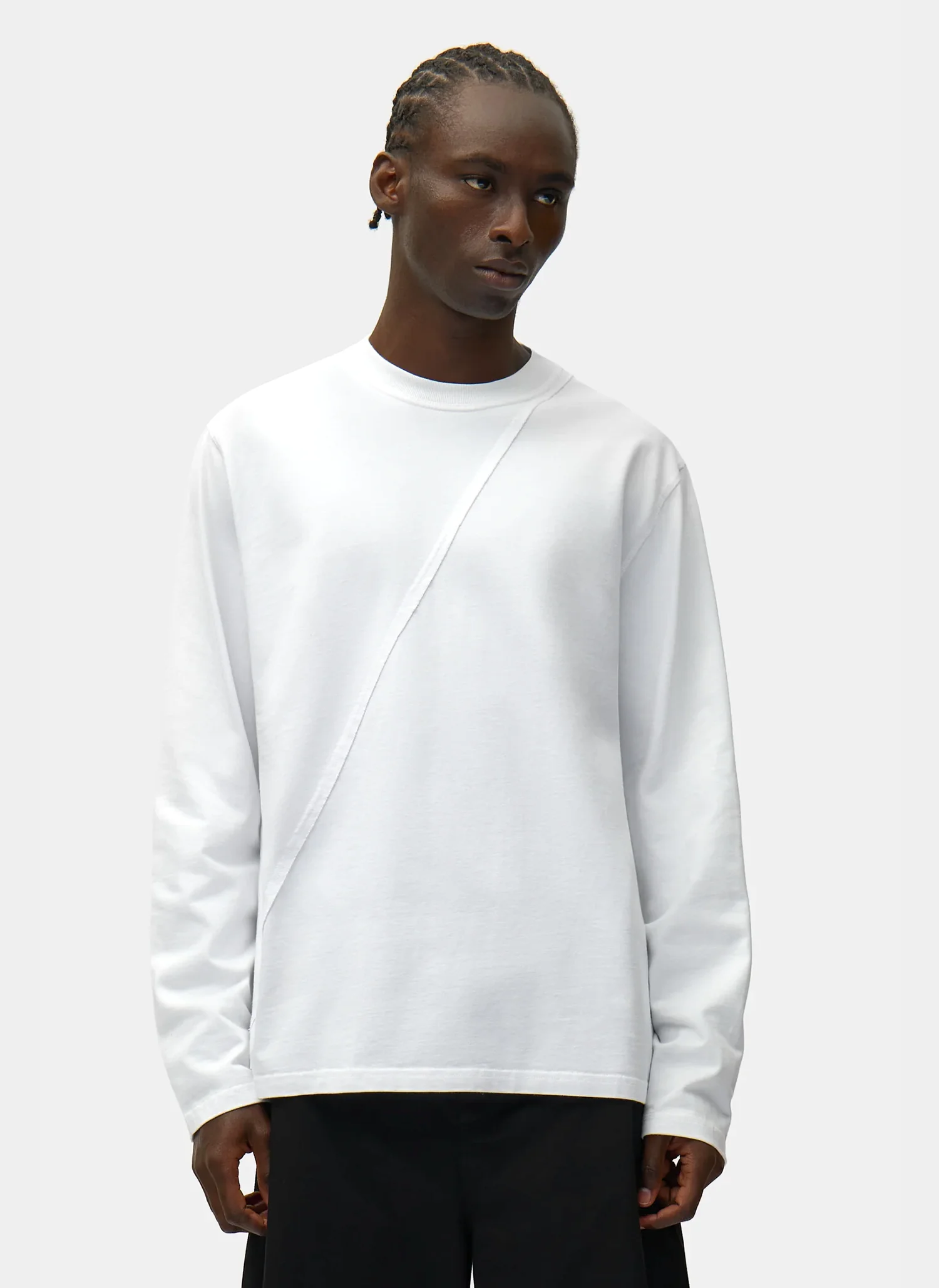 Лонгслив Back Circle Logo Longsleeve White