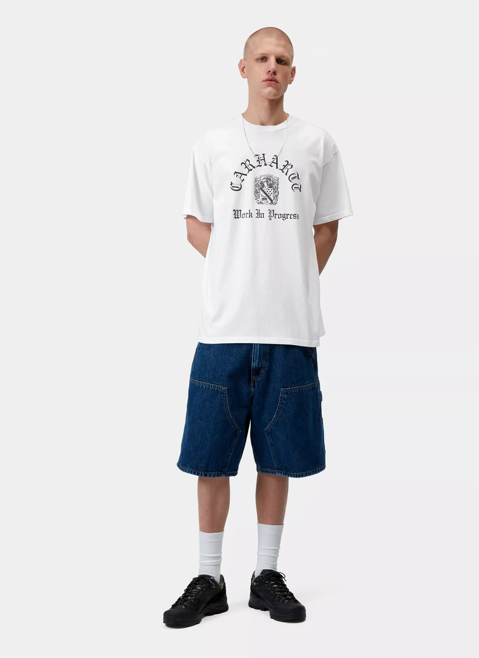 Футболка S/S Coat Of Arms T-Shirt White (Heavy Stone Wash)
