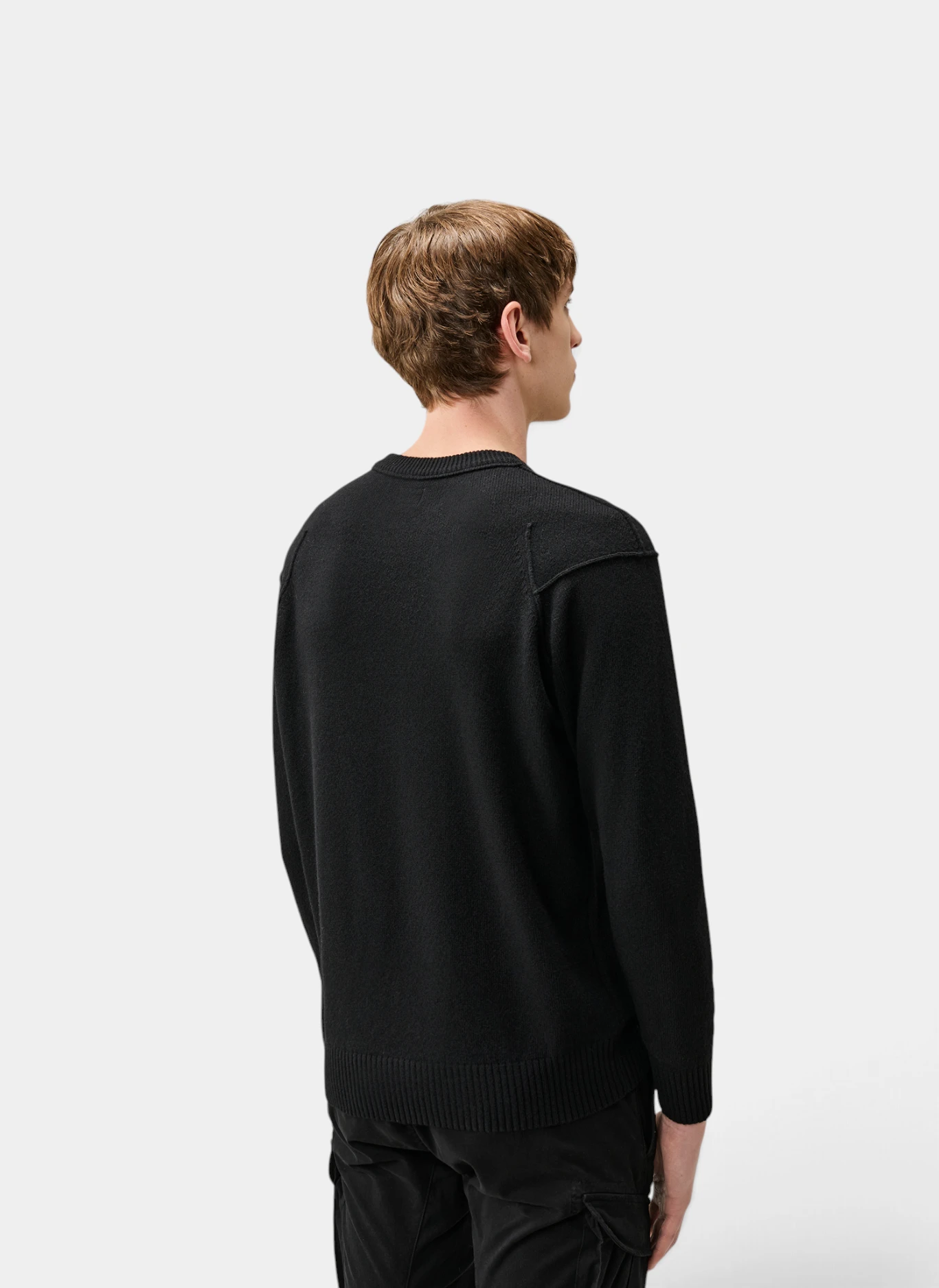 Свитер Lambswool Grs Crewneck Lens Sweater Black