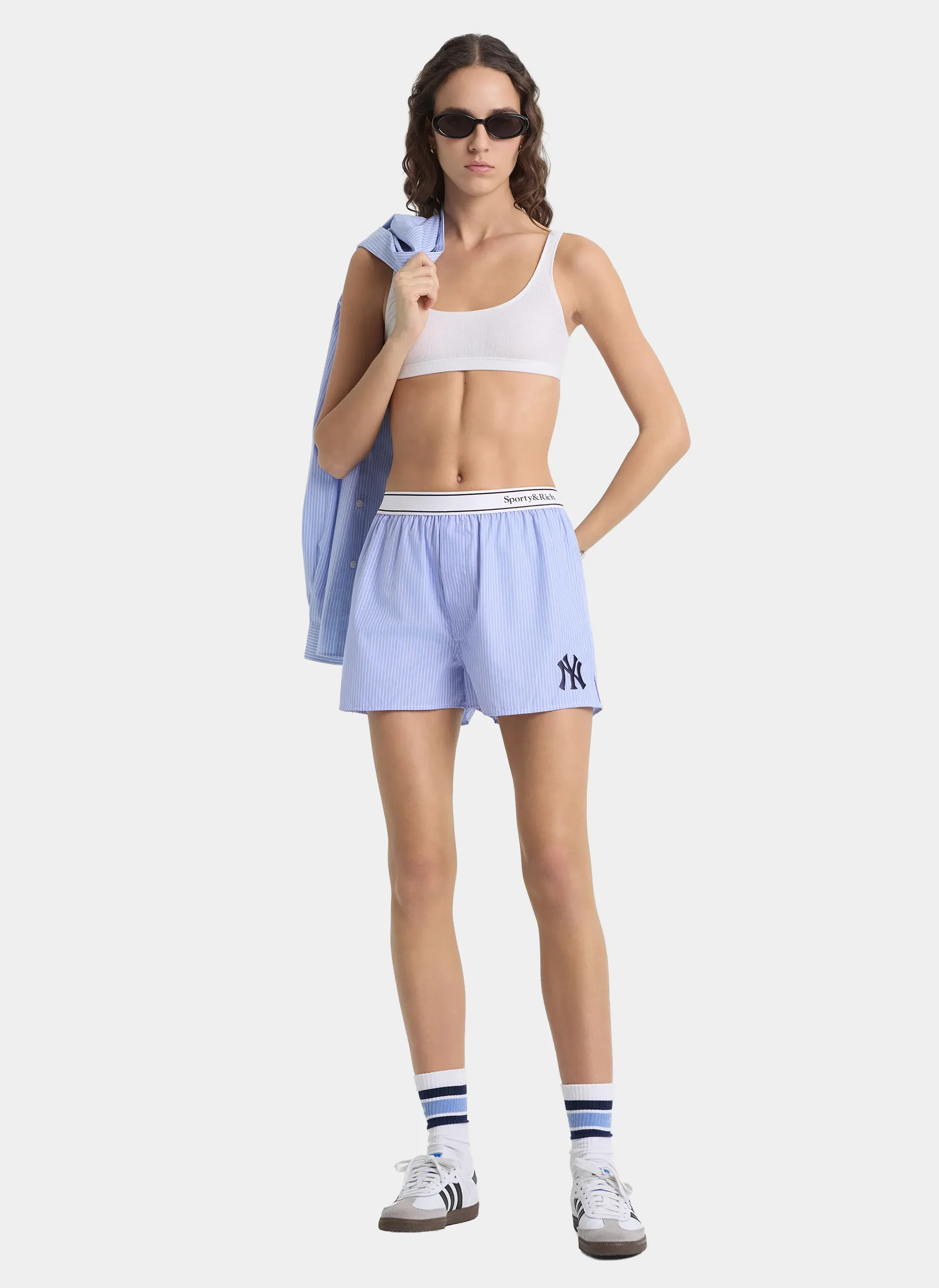 Шорты Heritage Yankees Serif Boxer Blue Stripe