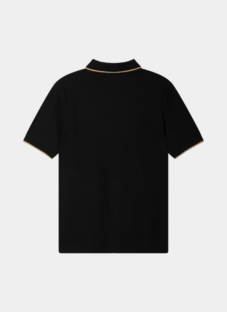 Поло ‘CREPE PIQUE ZIP NECK POLO SHRT’ 102