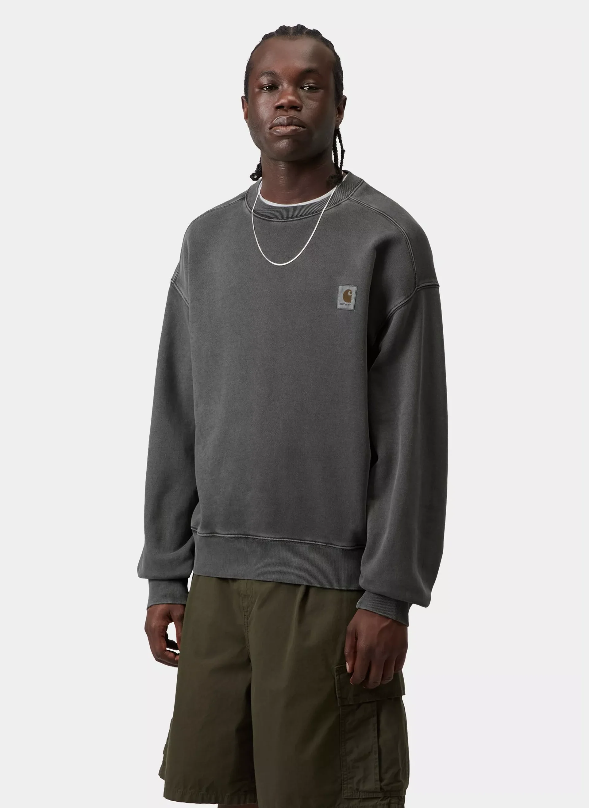 Свитшот Nelson Sweat Black (Garment Dyed)