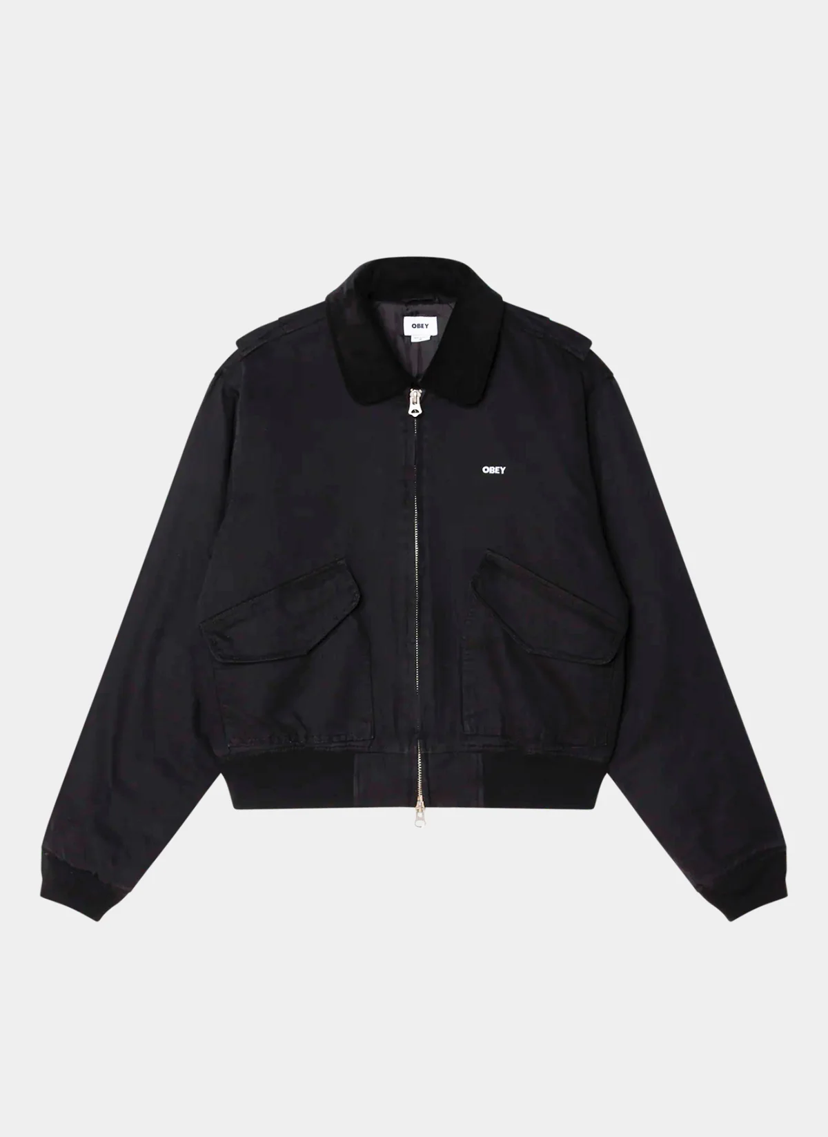 Куртка Obey Fade Wash Cwu Jacket Black Faded Wash