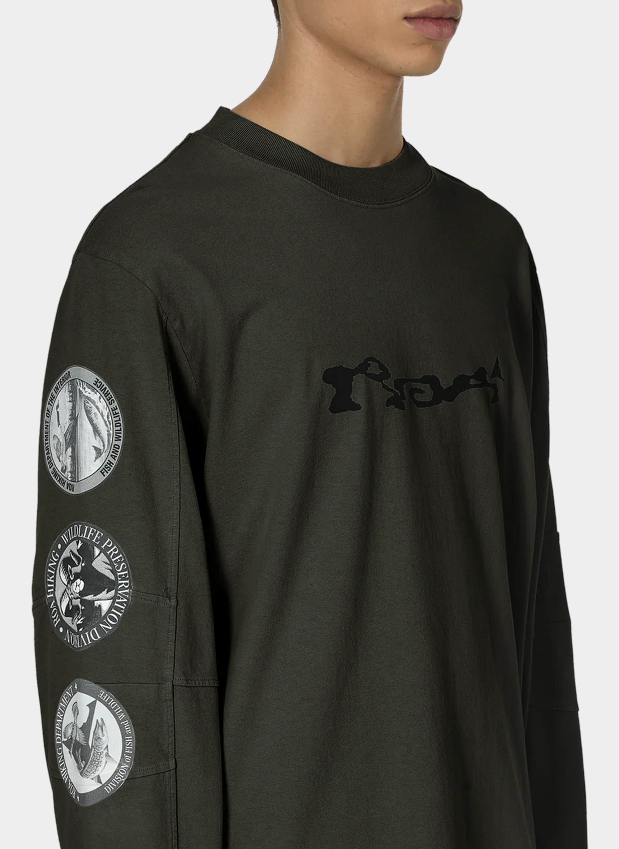 Лонгслив Division Long Sleeve Black Olive Лонгслив Division Long Sleeve Black Olive