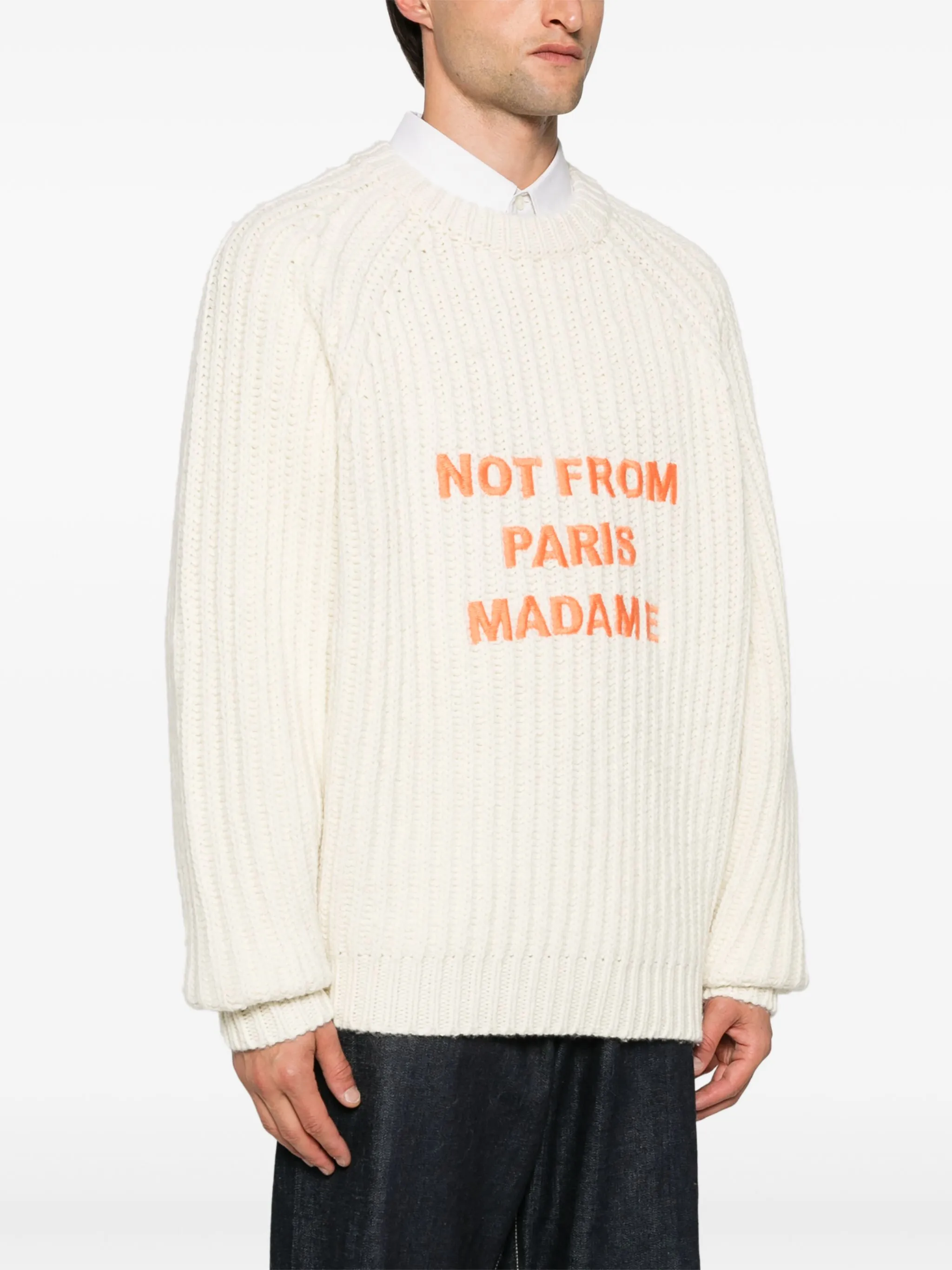 Свитер Le Maille Slogan Fleurs