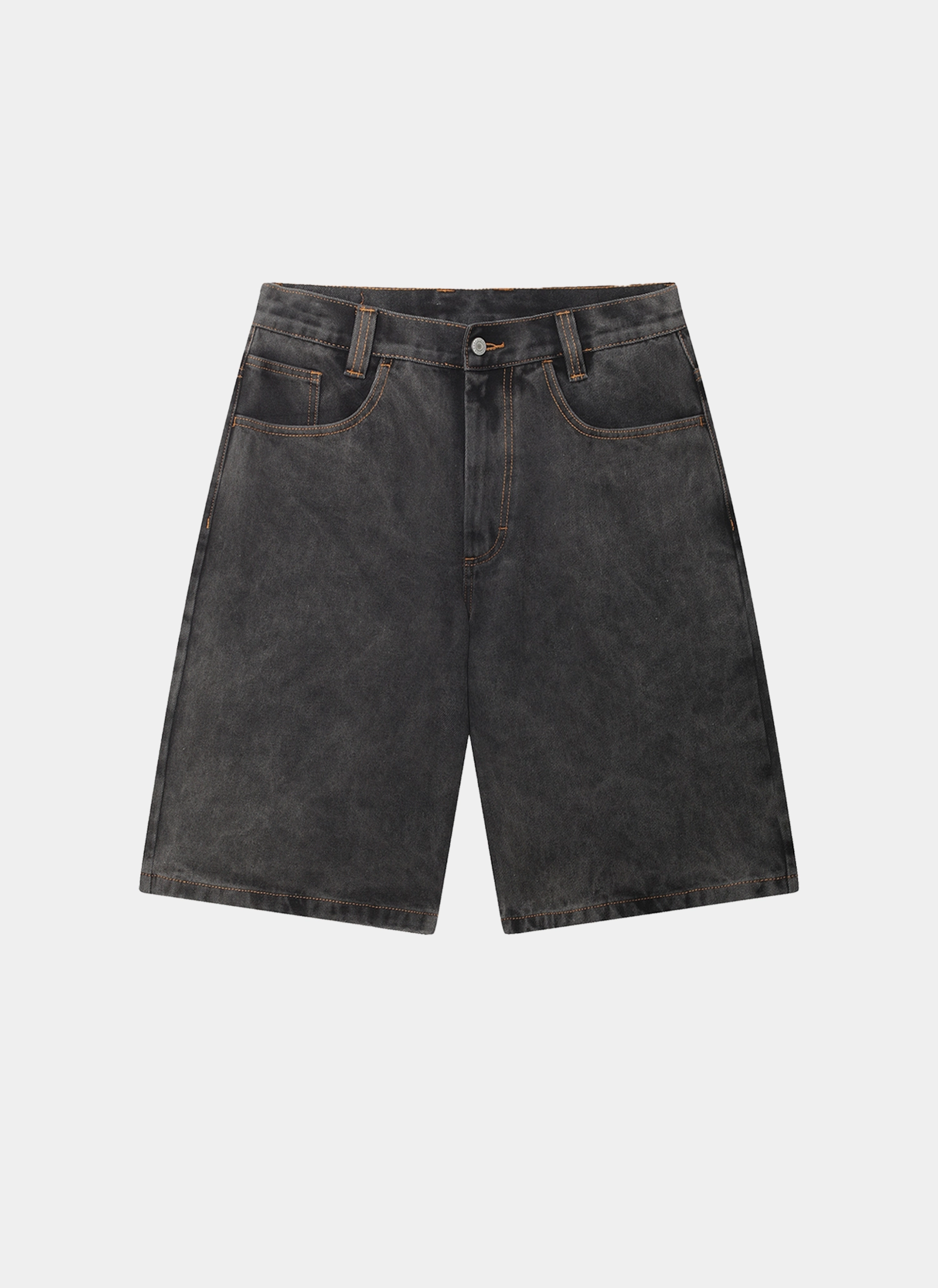 Шорты Og Logo Baggy Denim Shorts BLACK STONE WASHED