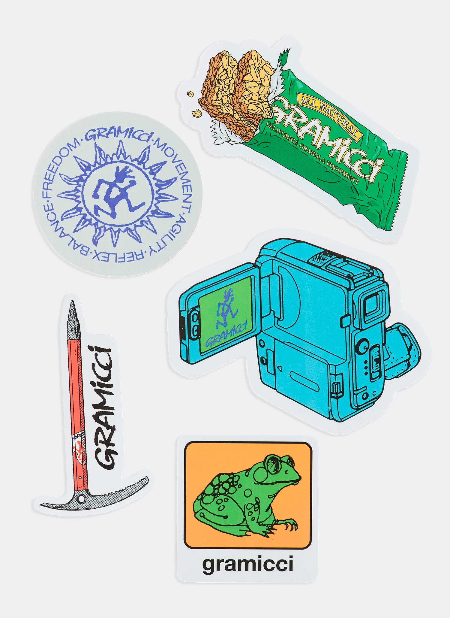 Стикерпак Gramicci Assorted Sticker Bag Multi