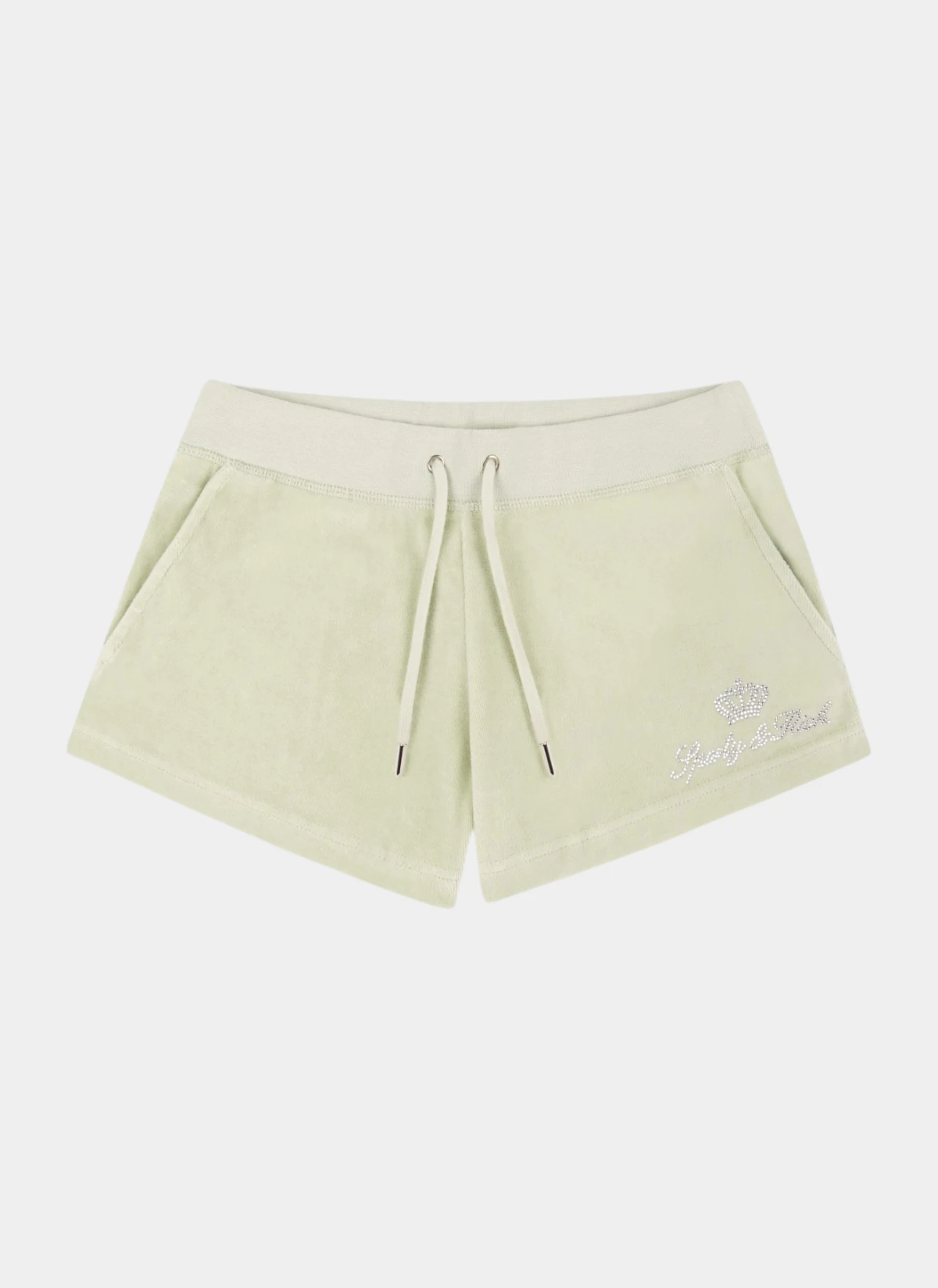 Шорты Juicy Script Velour Short Sage