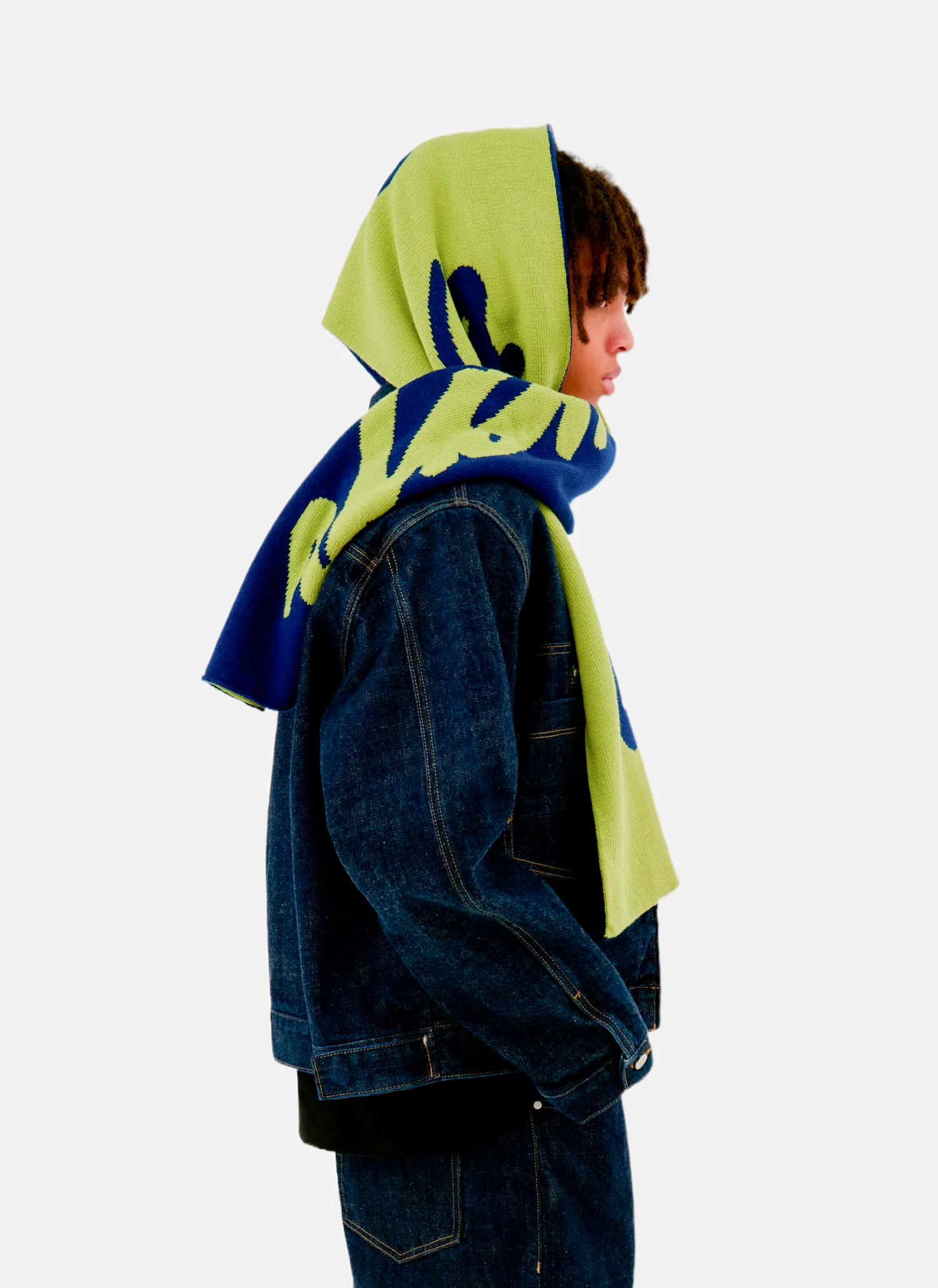 Шарф ‘Antwerp Scarf’ Navy / Green