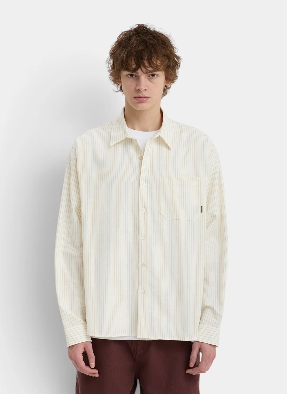 Рубашка Stripe Oxford Shirt White Stripe