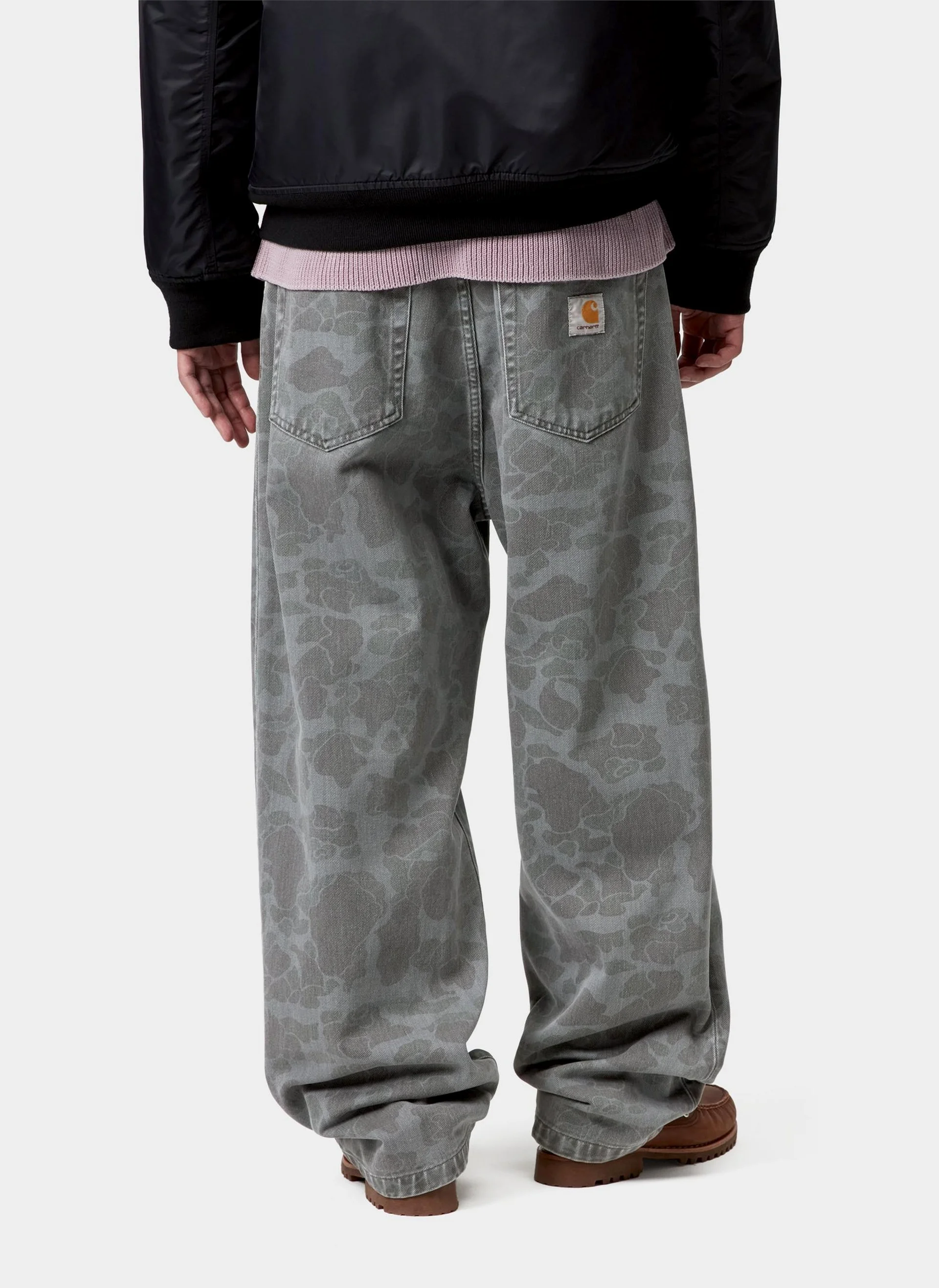 Джинсы Duck Landon Pant Camo Duck, Black (Heavy Bleached)