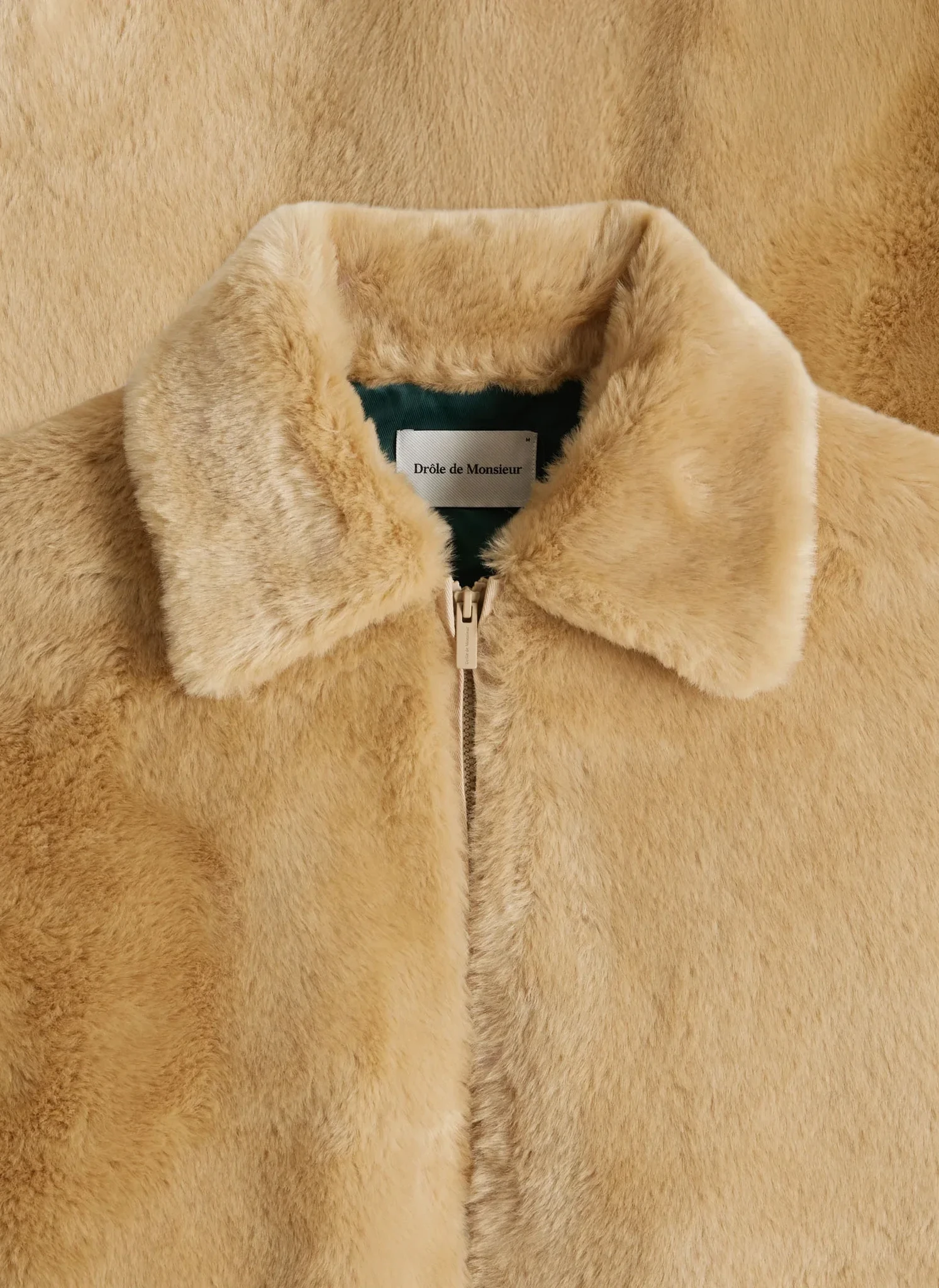 Куртка La Fausse Fourrure Slogan Beige