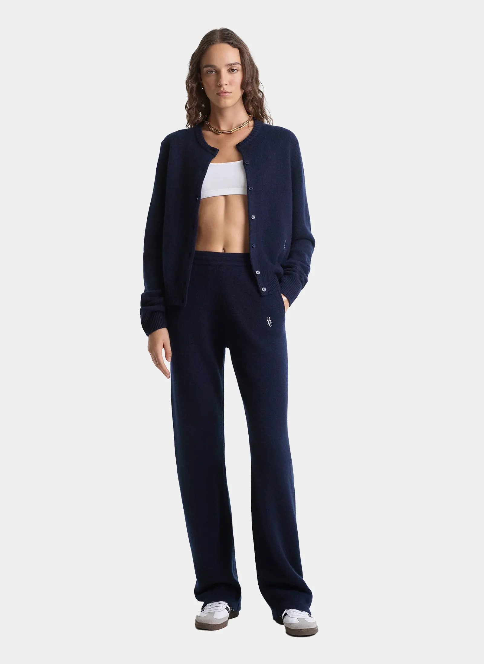 Брюки SRC Cashmere Trousers Dark Navy