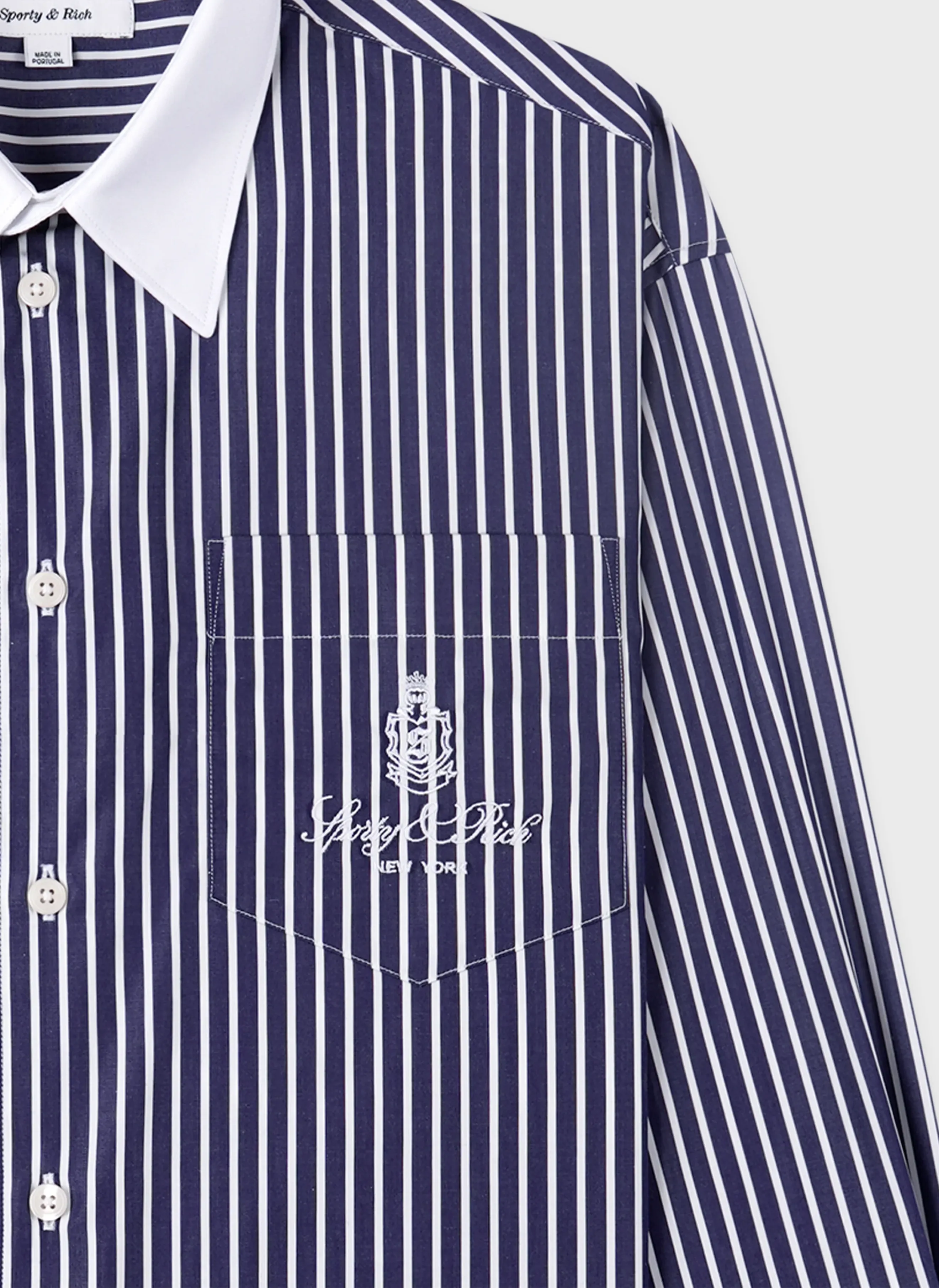 Рубашка Vendome Oversized Shirt Blue Striped