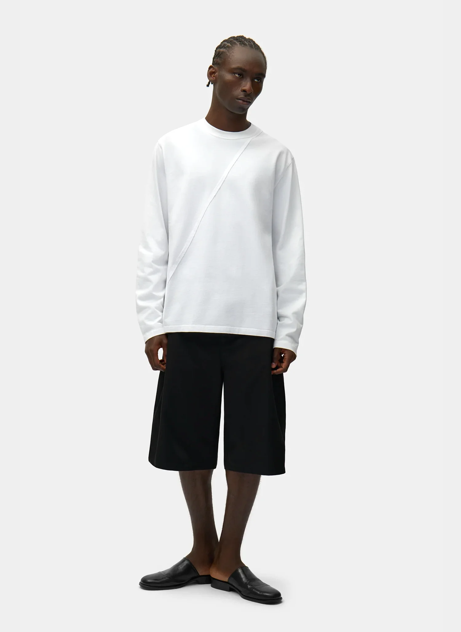 Лонгслив Back Circle Logo Longsleeve White
