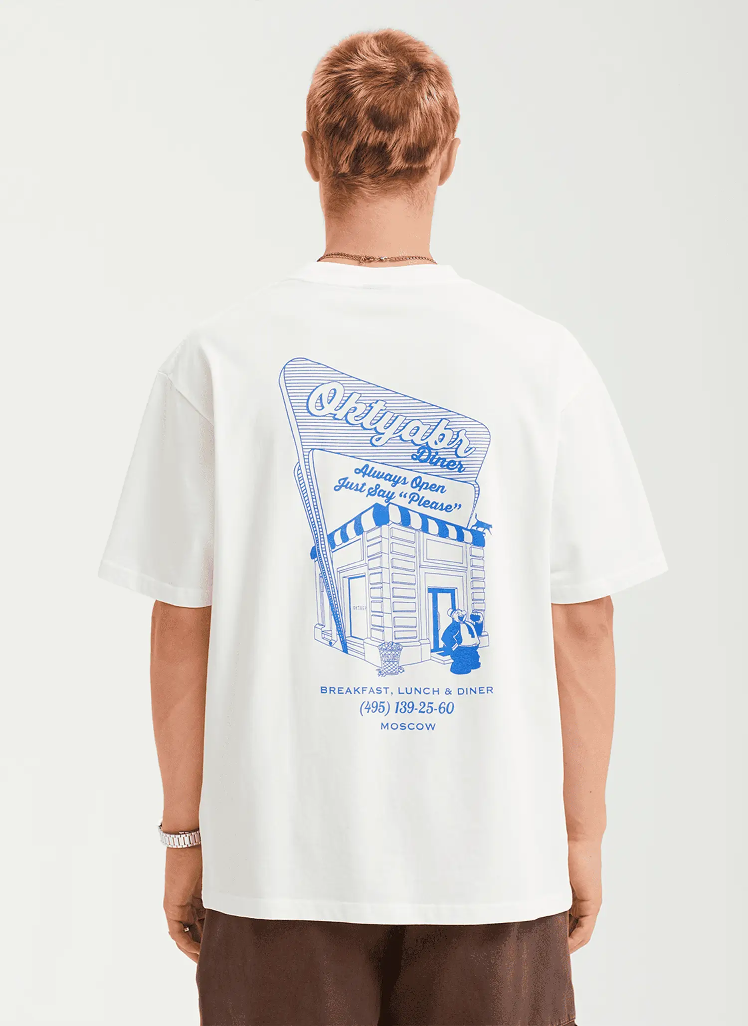 Футболка Diner Tee WHITE